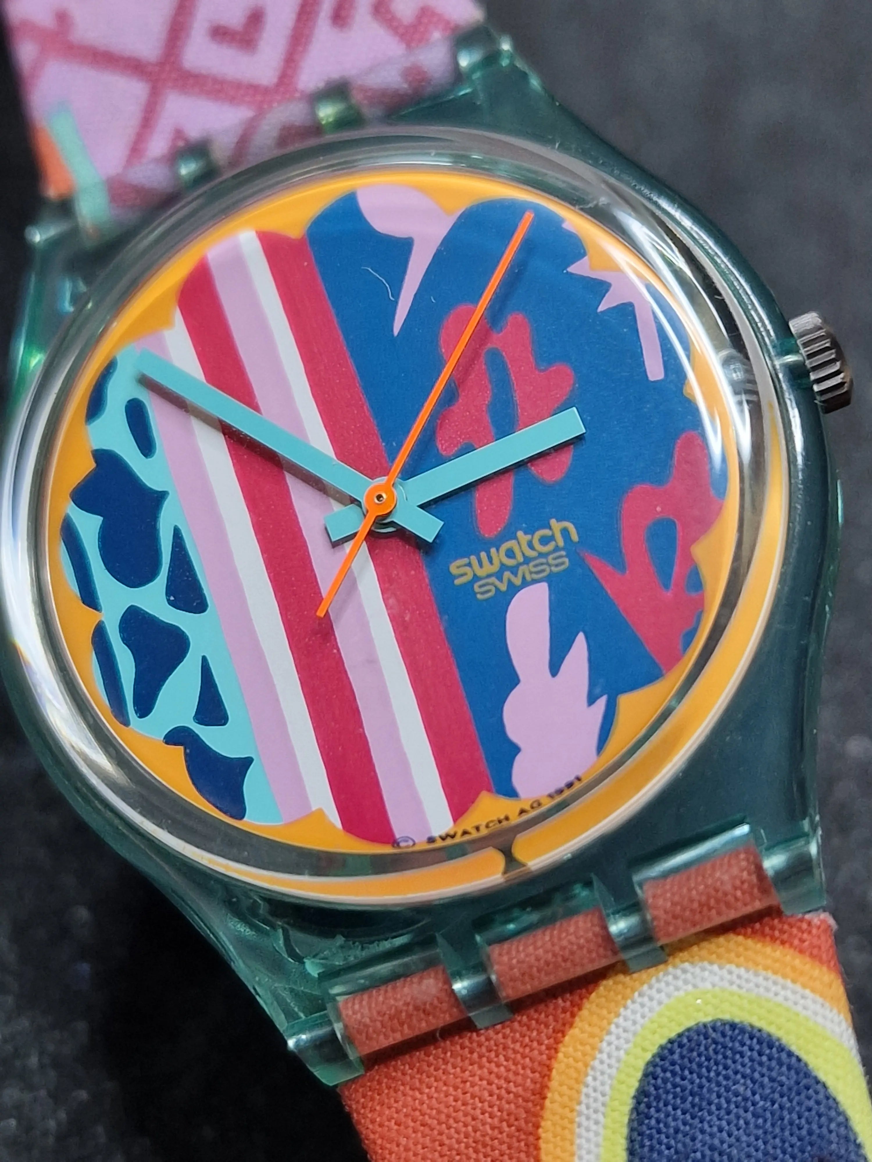 Swatch GL103 “Mogador” (1991) – Colorful Cultural Masterpiece 4