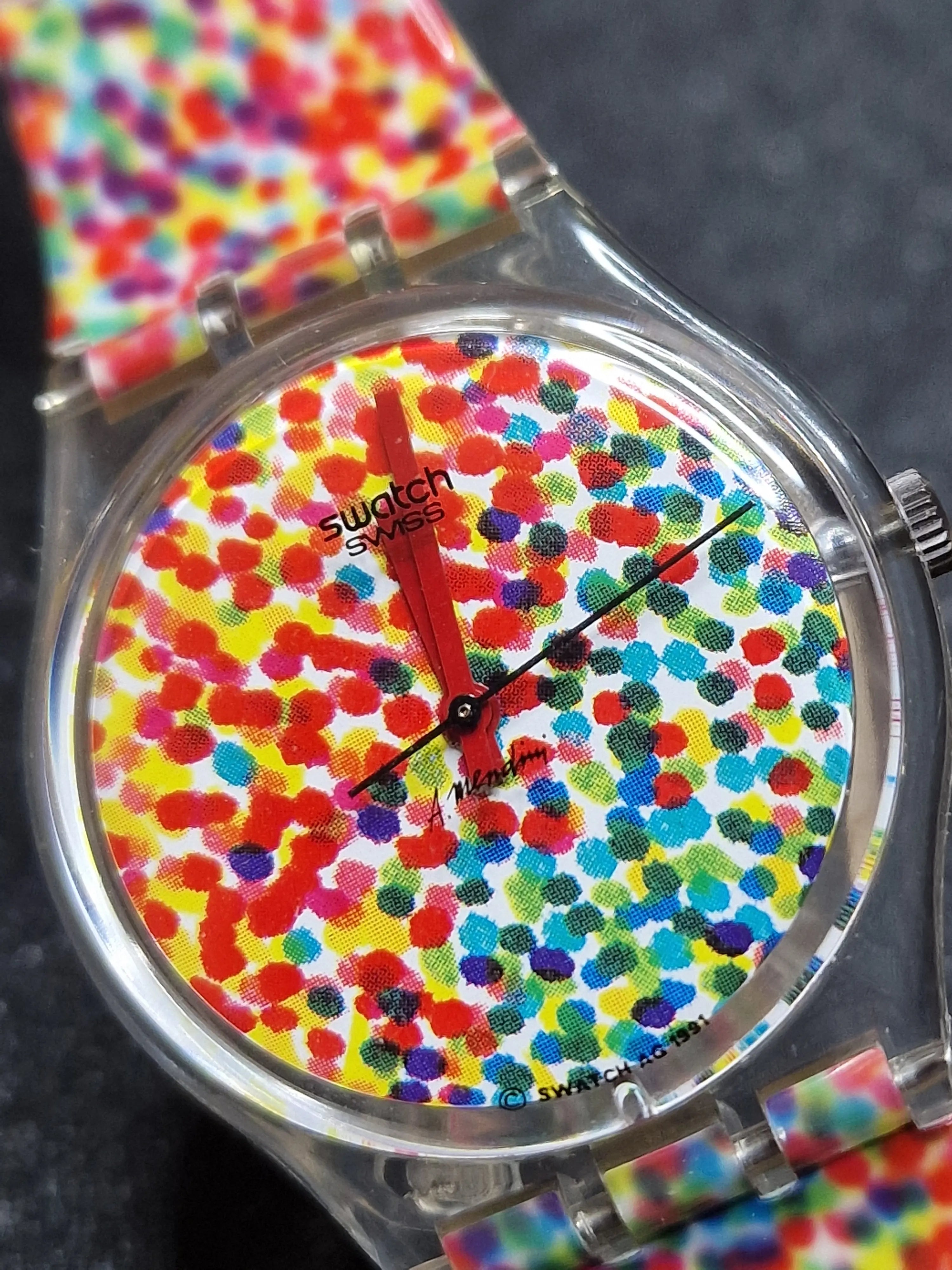 Swatch GY121 “Lot of Dots” (1991) – Art Special by Albrecht Klauer-Simonis 4