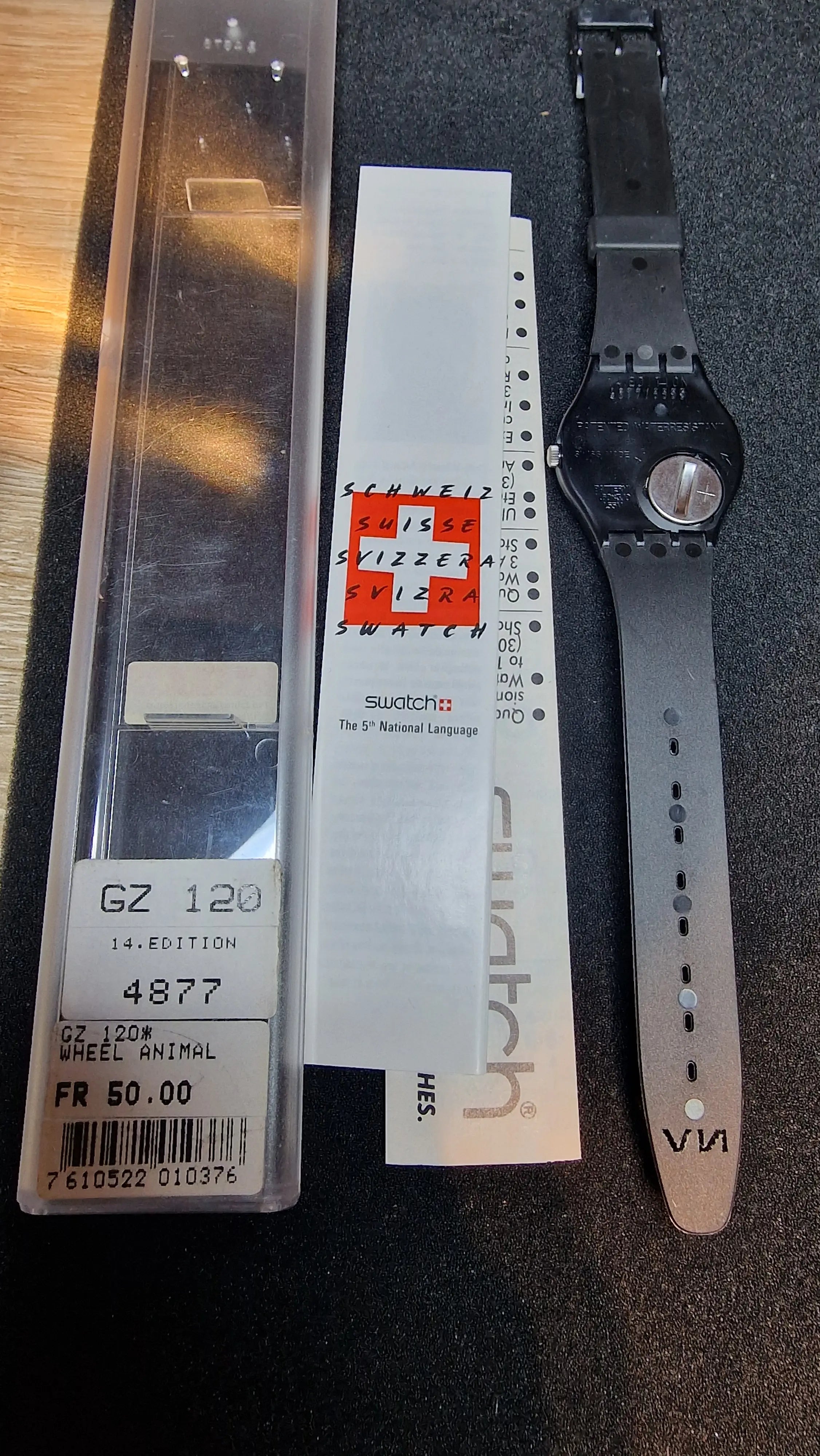 Swatch GZ120 – “Wheel Animal” (1991) – Limited Limited Edition #4877/5555 2