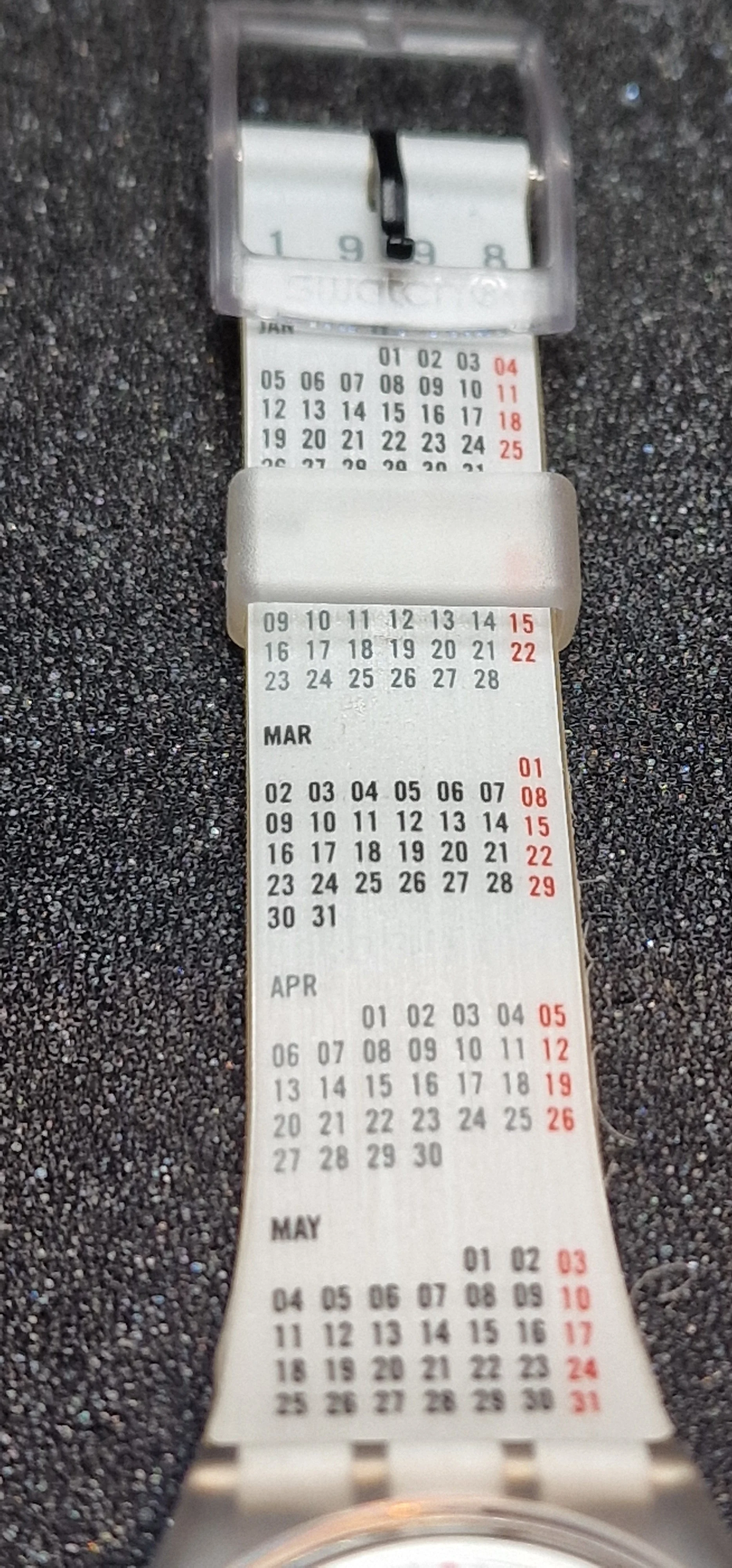 🕰️ Vintage Swatch Gent GK726 Calendar 1998 | 34mm | NEW 4