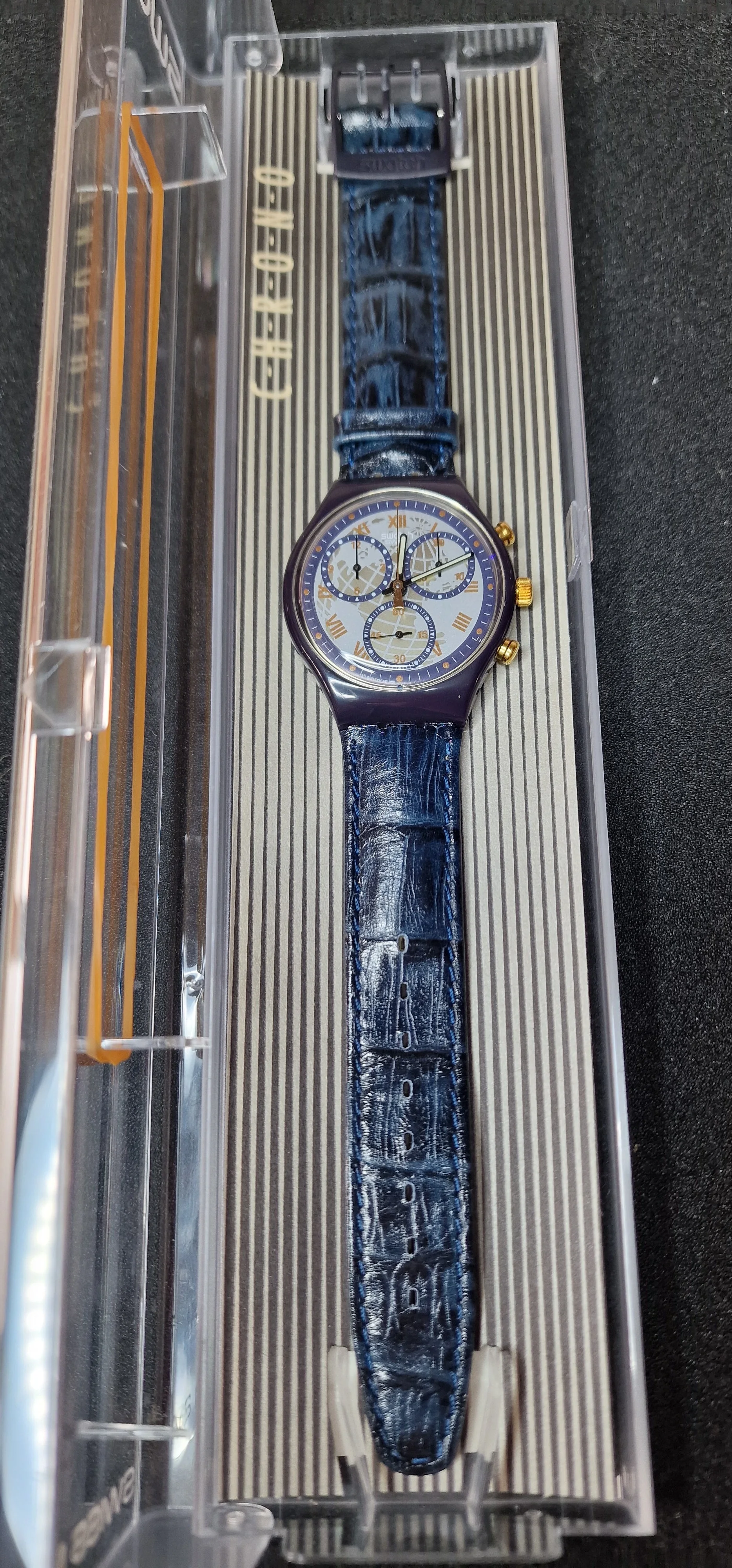 Swatch SCN104 "Timeless Zone" – Chronograph 1992 – Rare & Vintage
