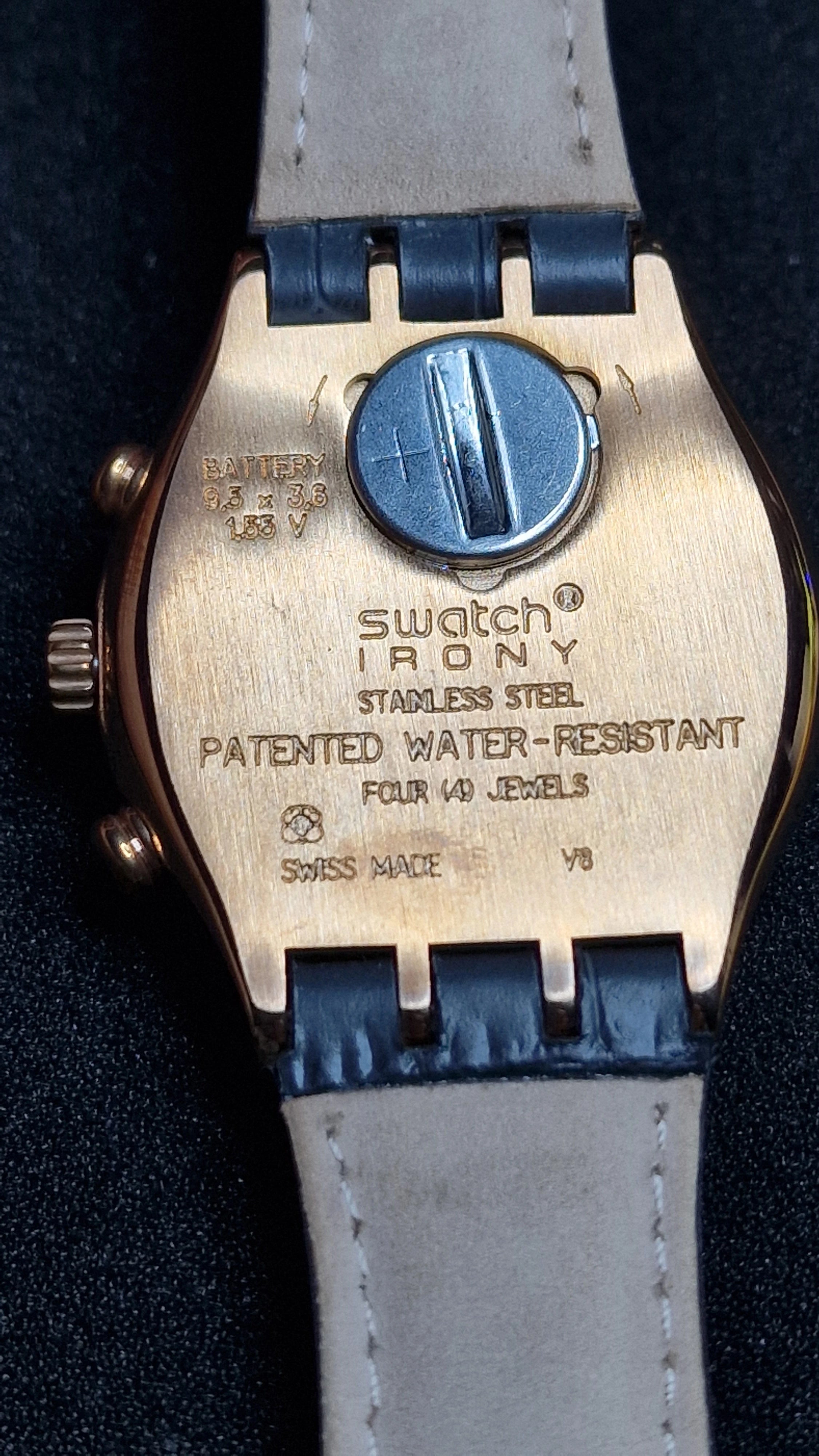 Swatch Irony Chrono YCG411 “Gris en Rose” (AG 2014) Rose-Gold Steel + Elegant Grey Dial - 5
