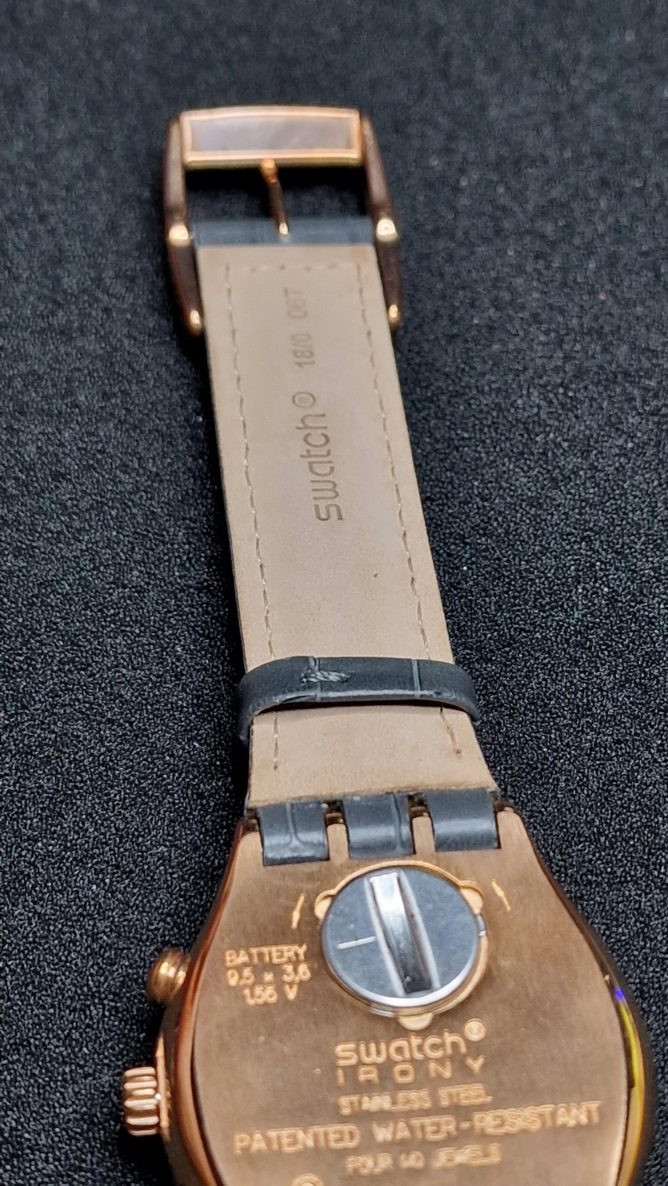 Swatch Irony Chrono YCG411 “Gris en Rose” (AG 2014) Rose-Gold Steel + Elegant Grey Dial - 13