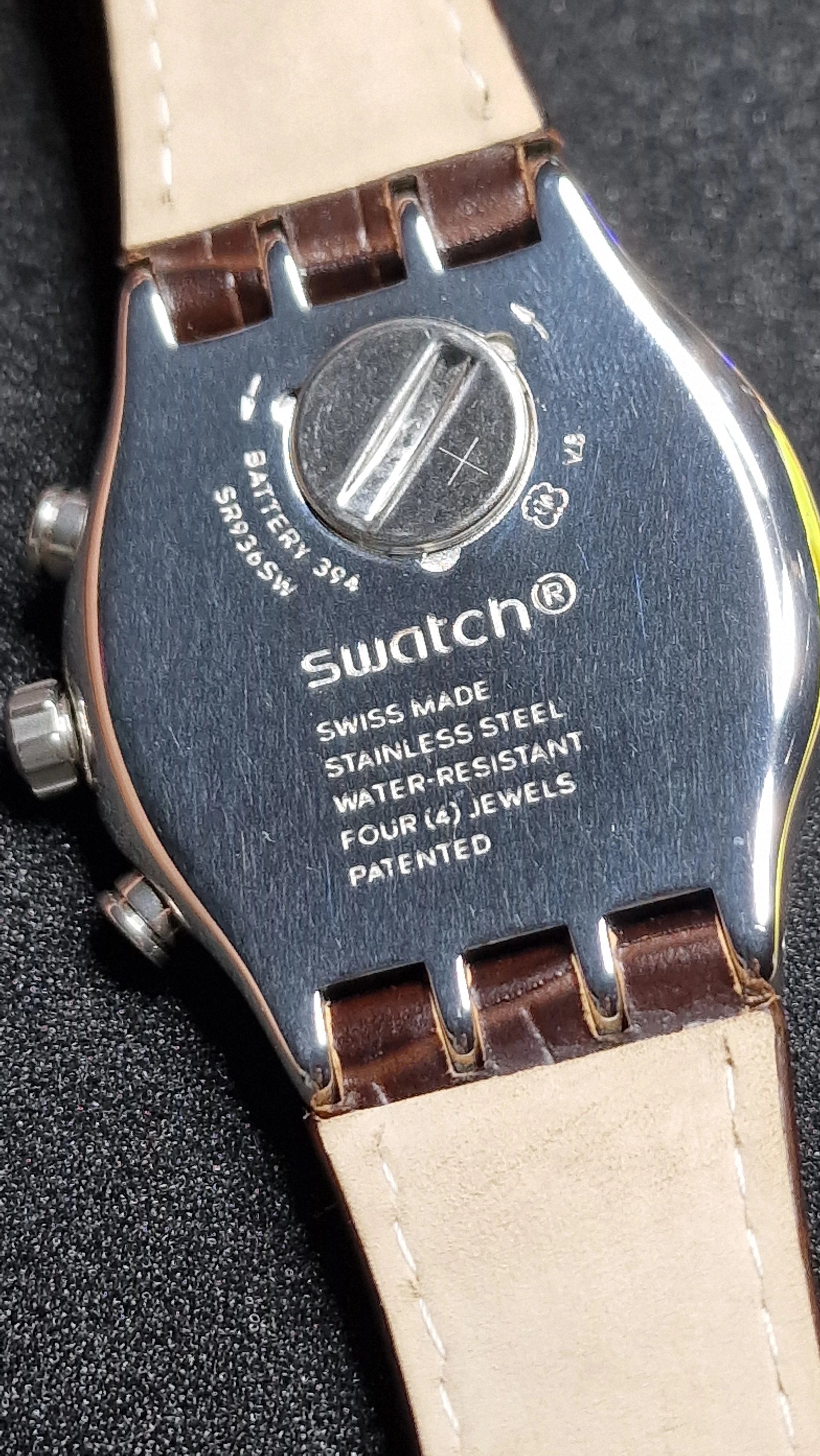 Swatch Irony Chrono YVS410C “London” (AG 2013) – Blue Dial + Strong Lume - 6