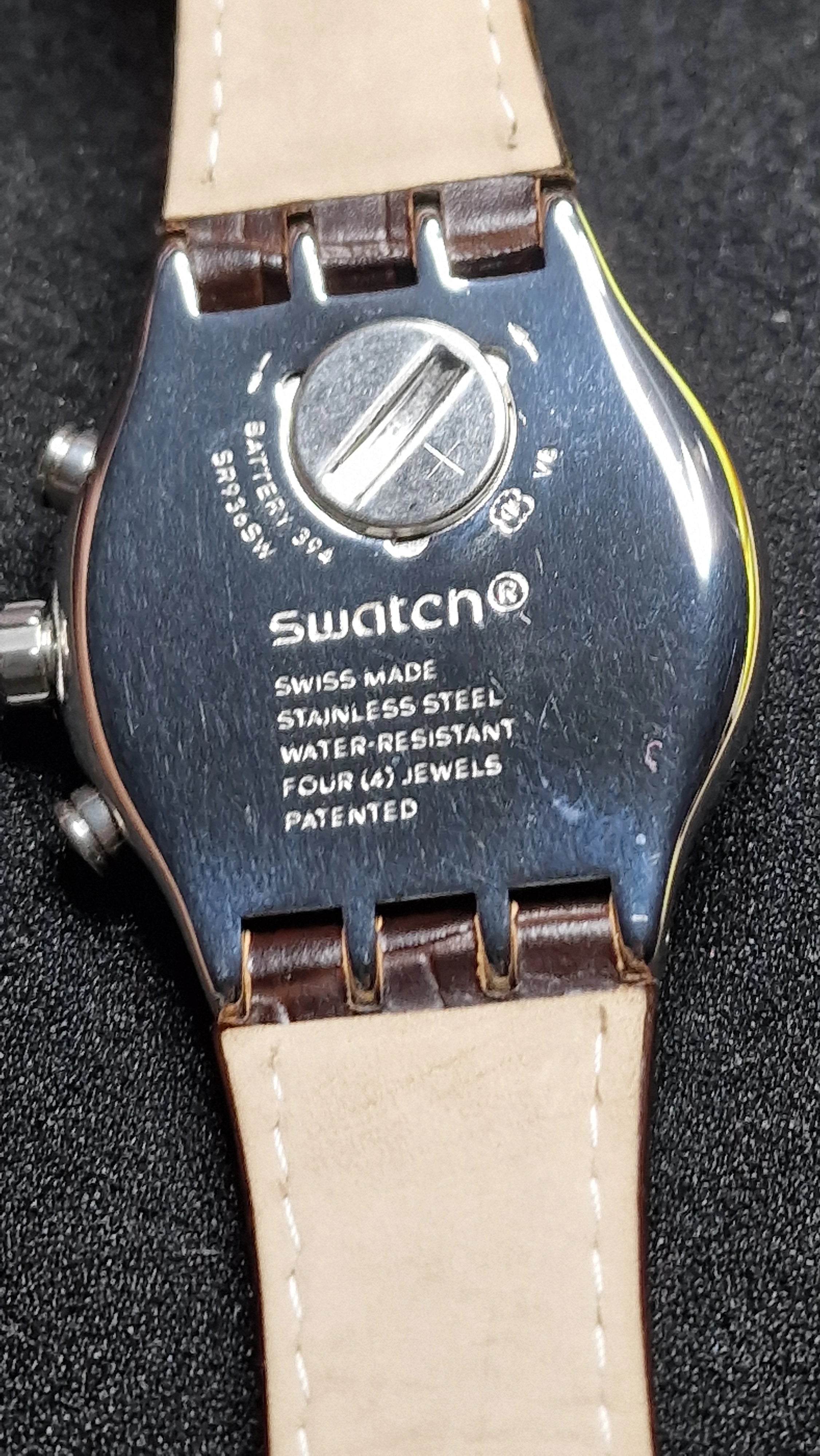 Swatch Irony Chrono YVS410C “London” (AG 2013) – Blue Dial + Strong Lume - 15