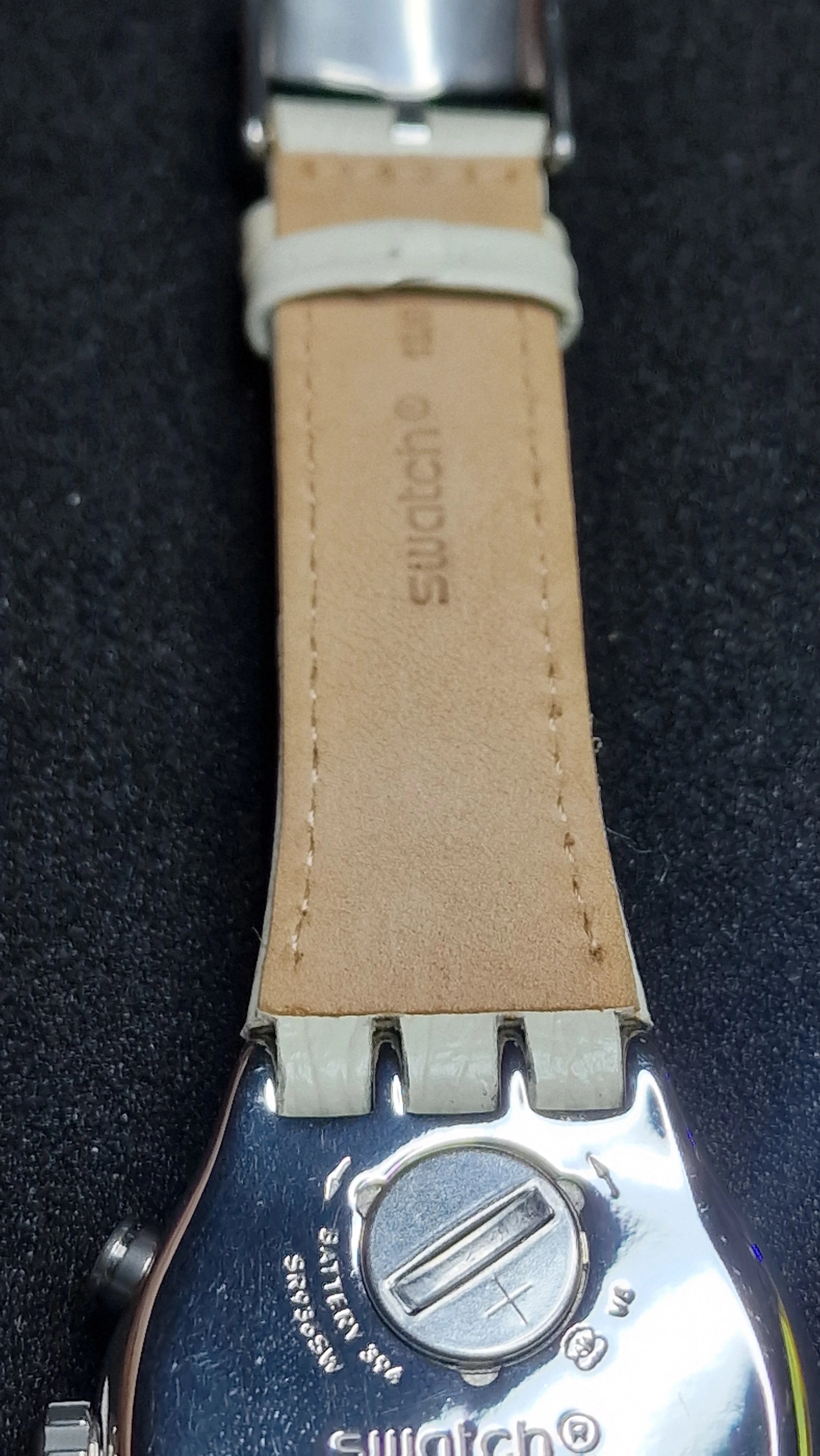 Swatch Irony Chrono YVS412 “AlbinoStrich” (AG 2013) – elegant two-tone chrono - 13