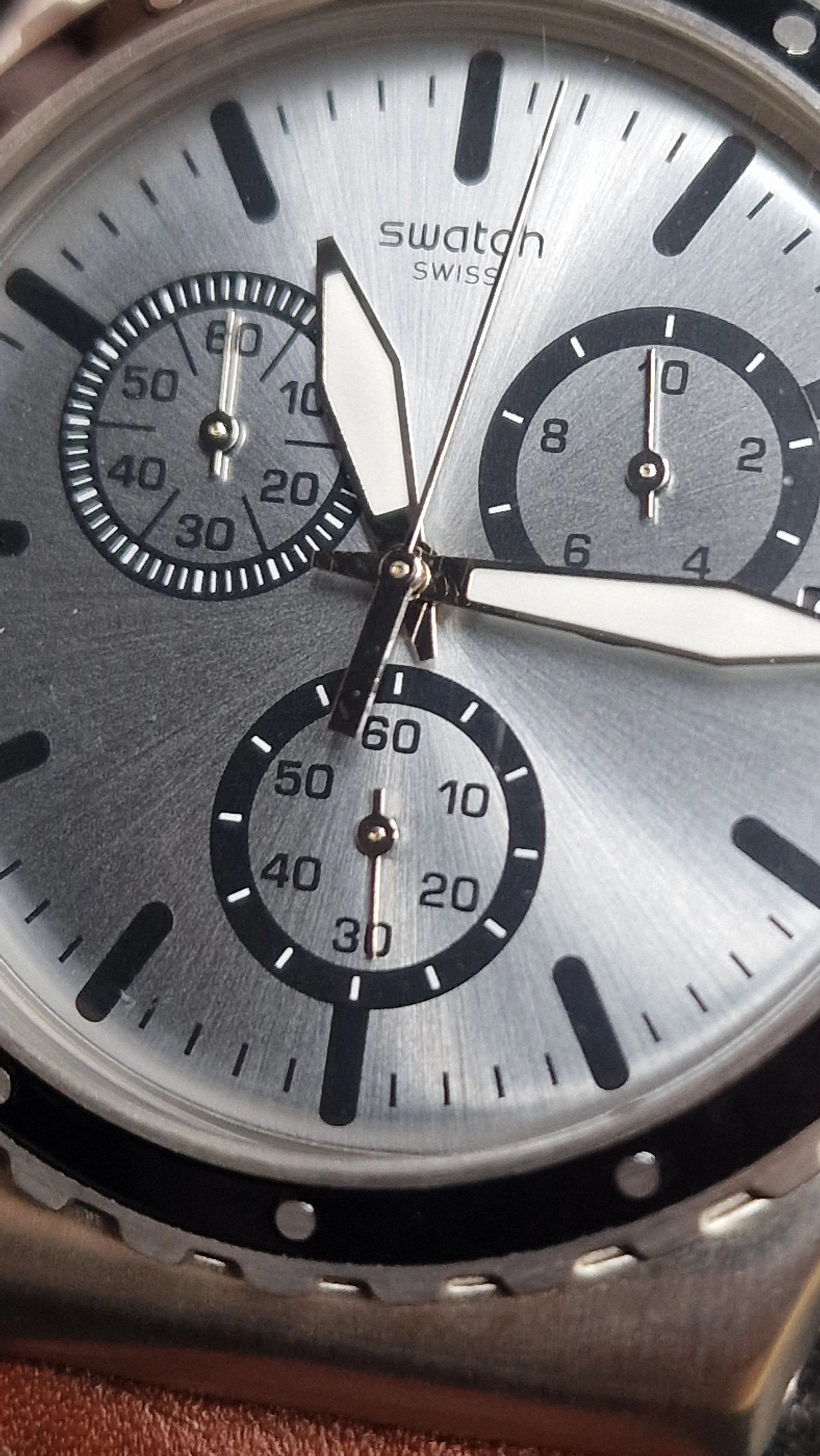 Swatch Irony Chrono YVS437 “Grandino” ⏱🇨🇭 (Stainless Steel + Date) AG2016 - 9