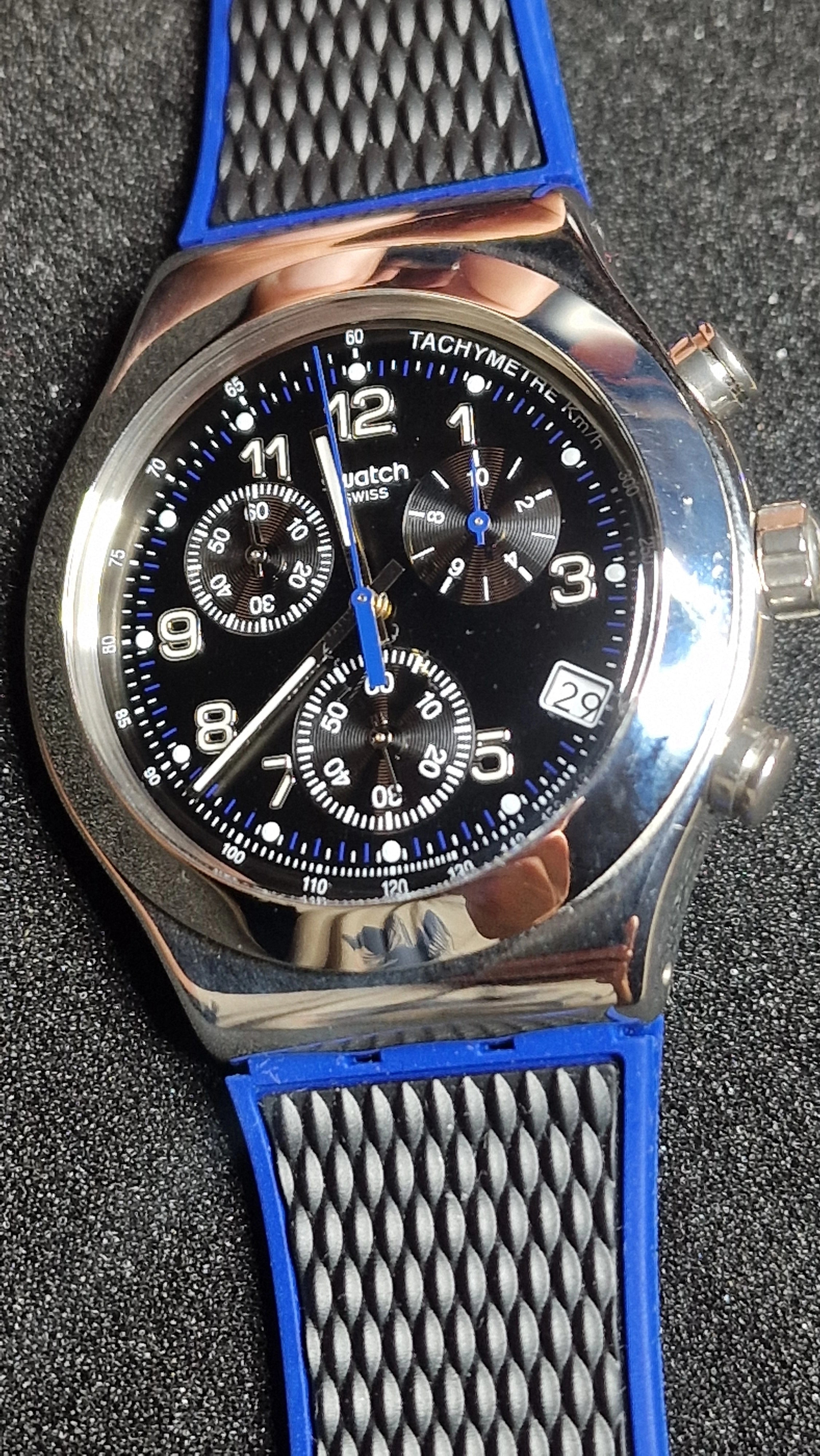 Swatch Irony Chrono YVS451 “Secret Mission” (AG2018) ⏱ - 2