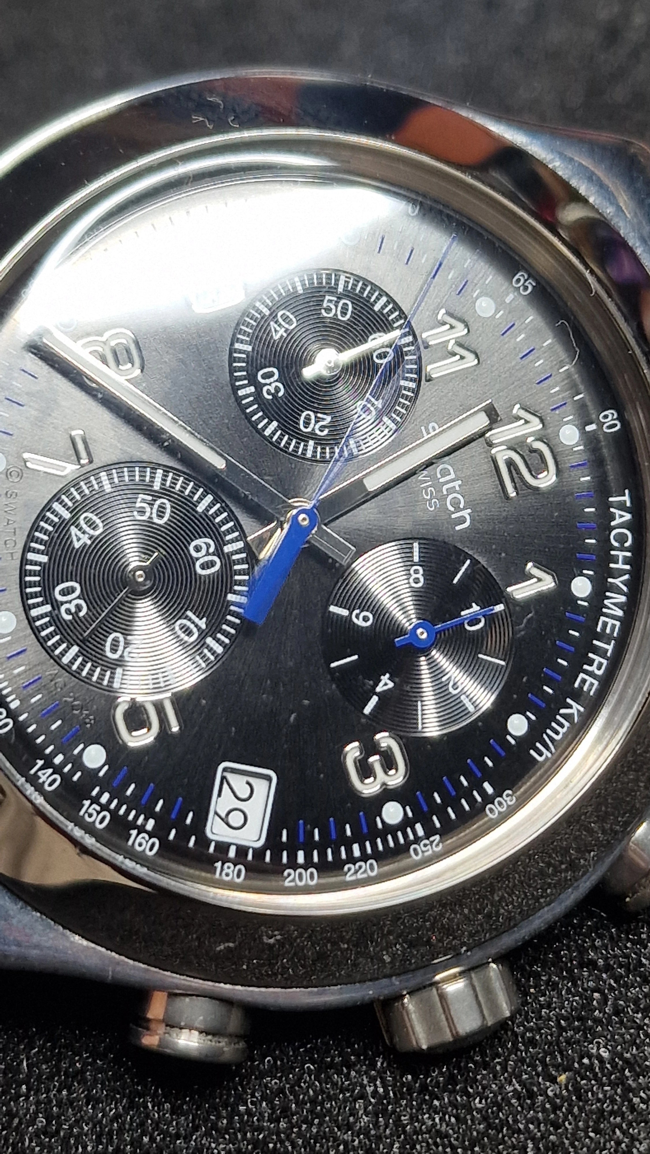 Swatch Irony Chrono YVS451 “Secret Mission” (AG2018) ⏱ - 13
