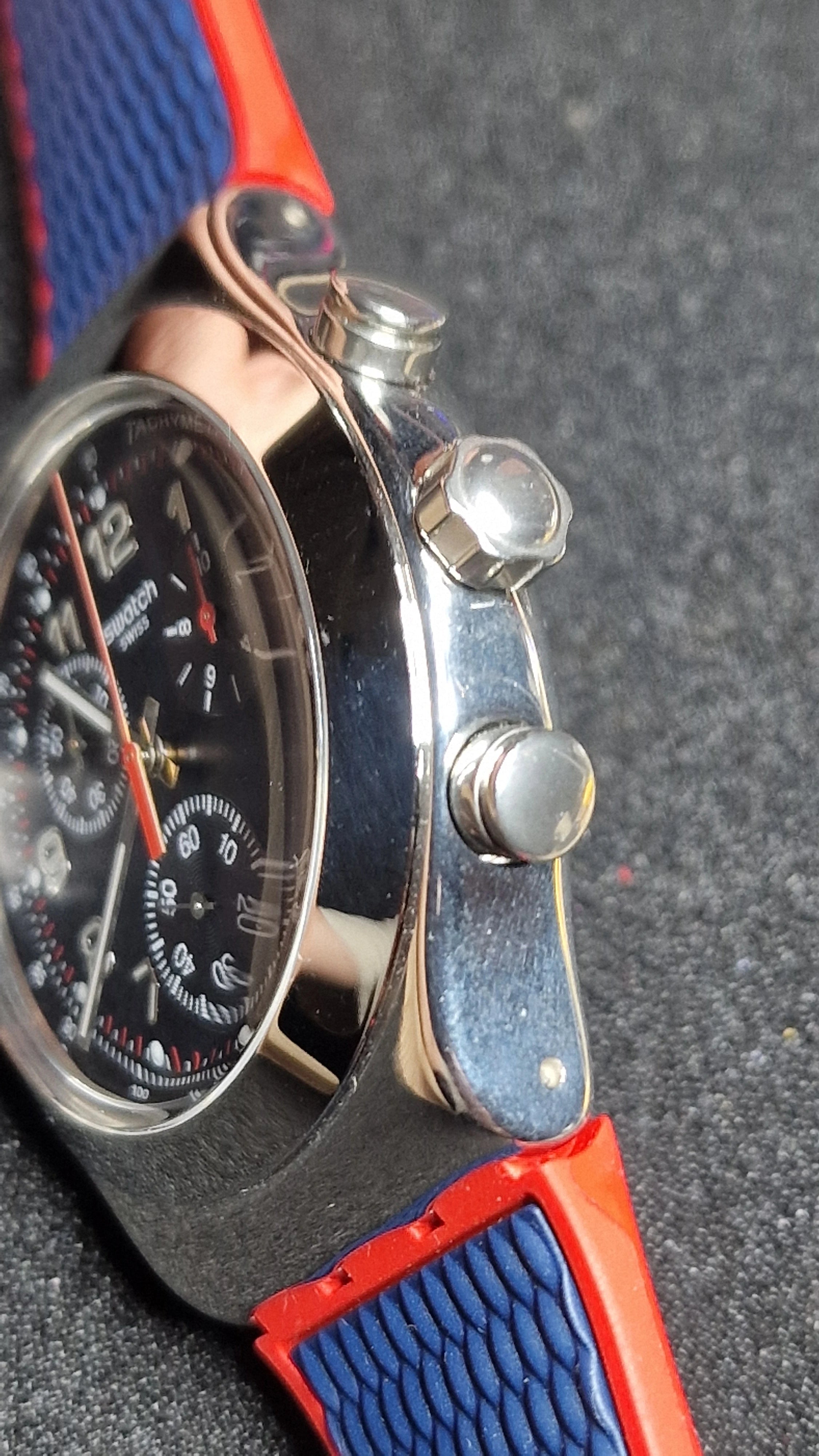 Swatch Irony Chrono YVS452 “Secret Operation” (2018) Tachymeter - 7