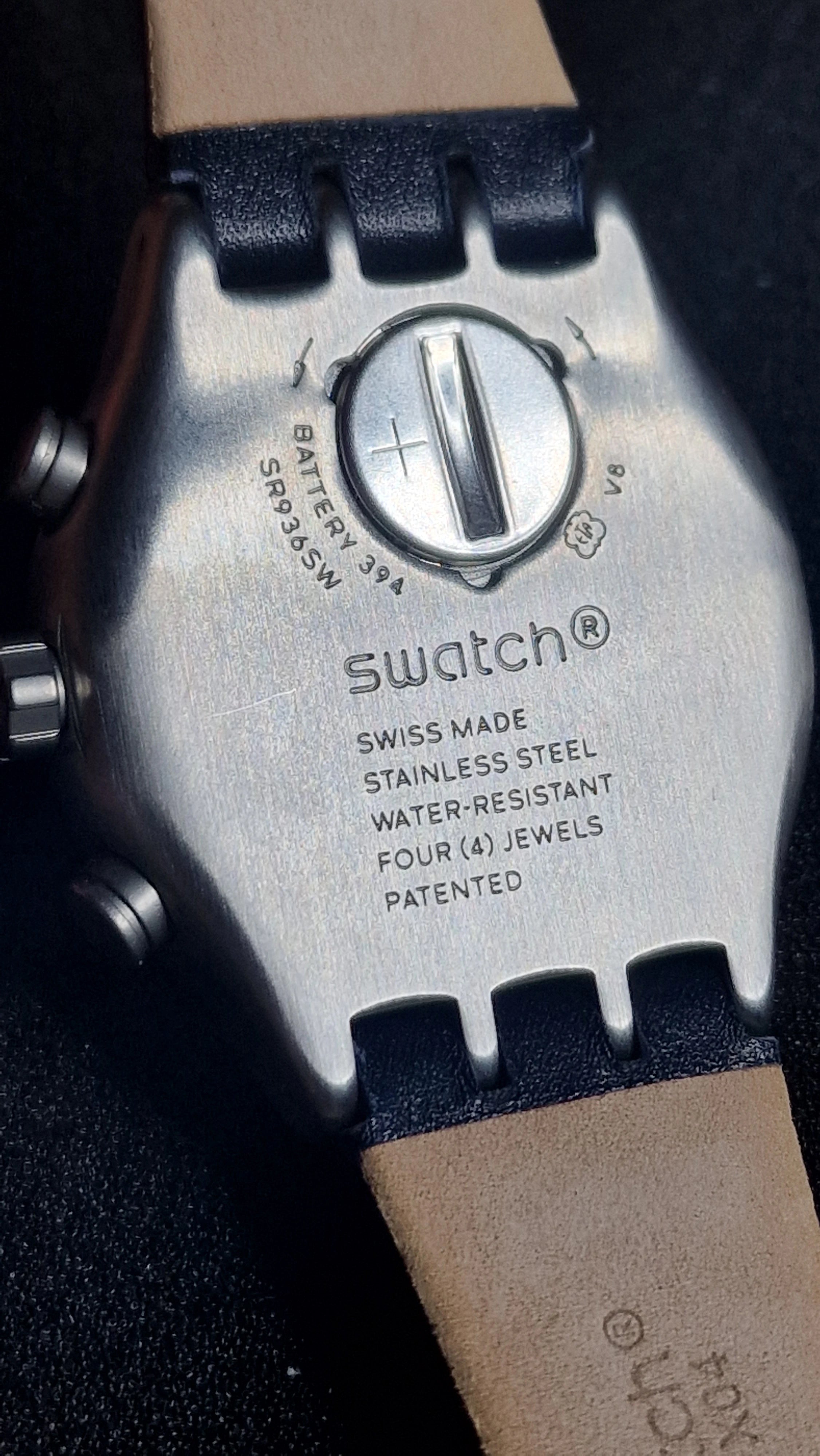 Swatch Irony Chrono YVS460 “Dakmeblue” (2018) – Blue Strap - 6