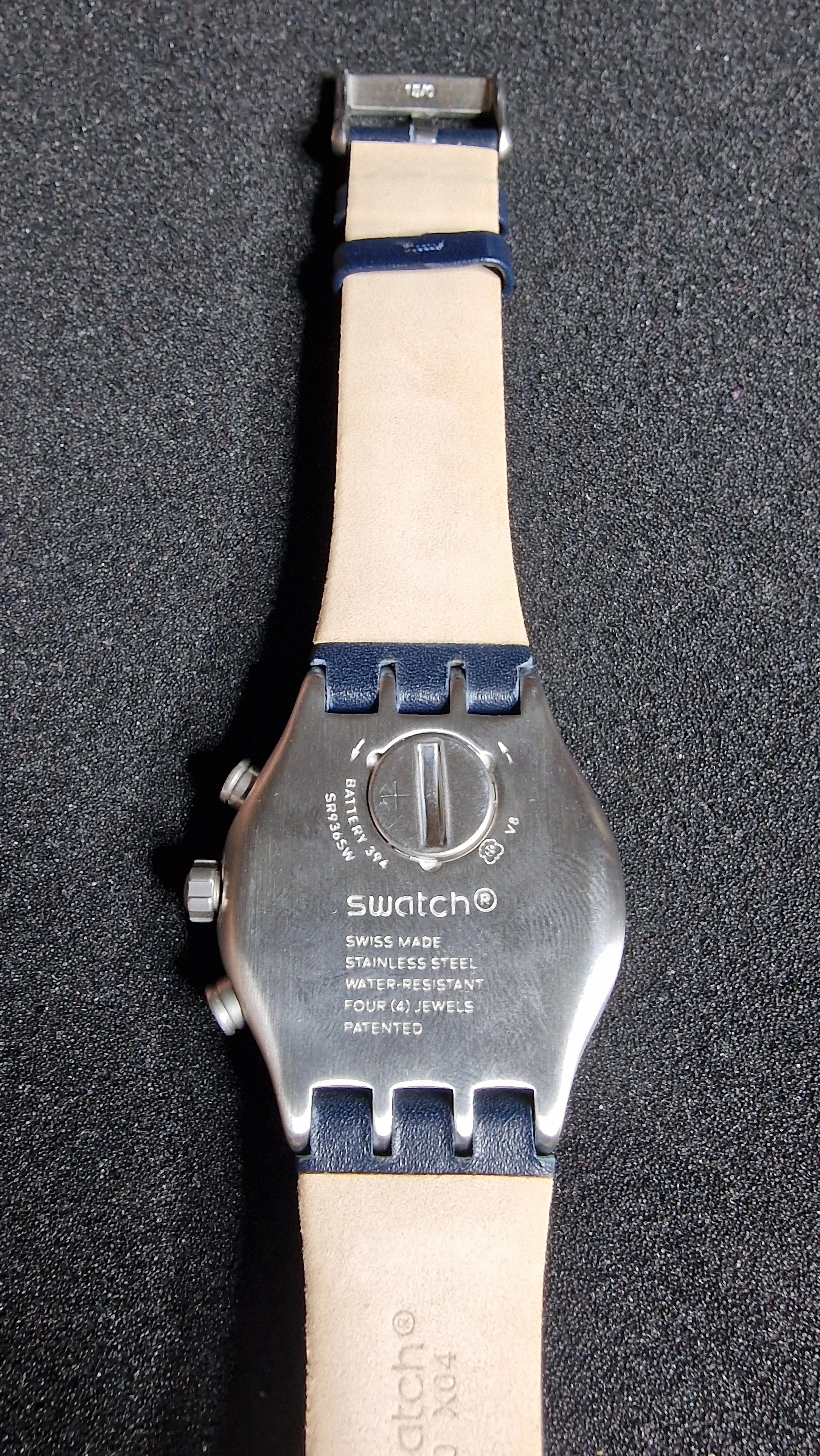 Swatch Irony Chrono YVS460 “Dakmeblue” (2018) – Blue Strap - 14