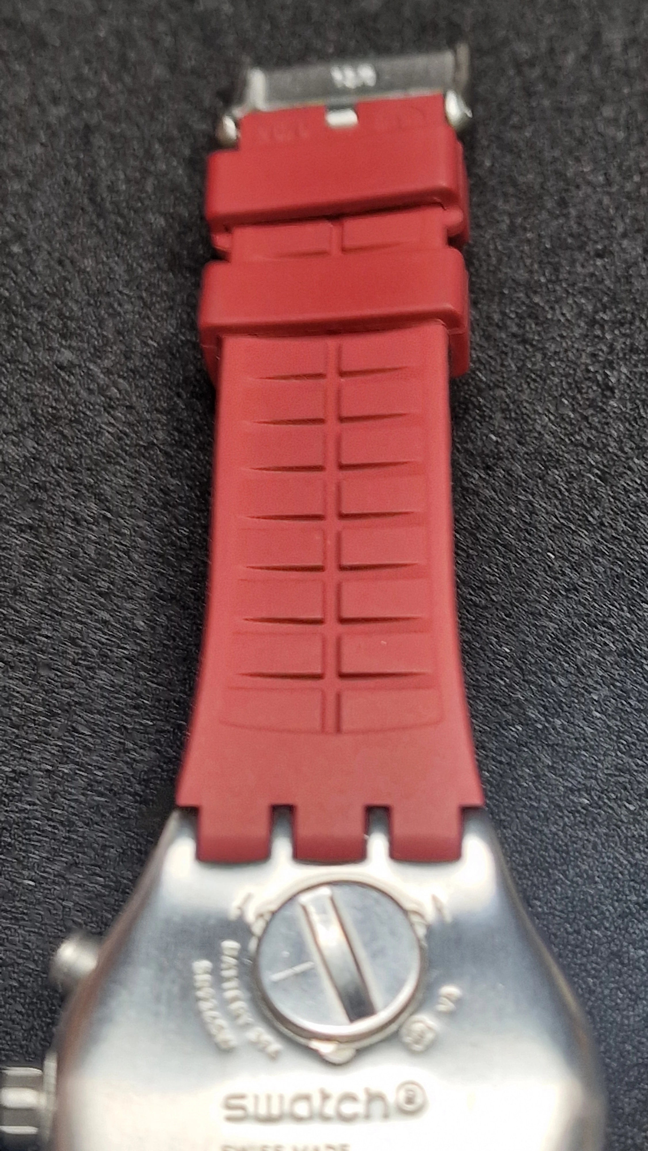 ⏱ Swatch Irony Chrono YVS464 “Wine Grid” (AG2019) - 15