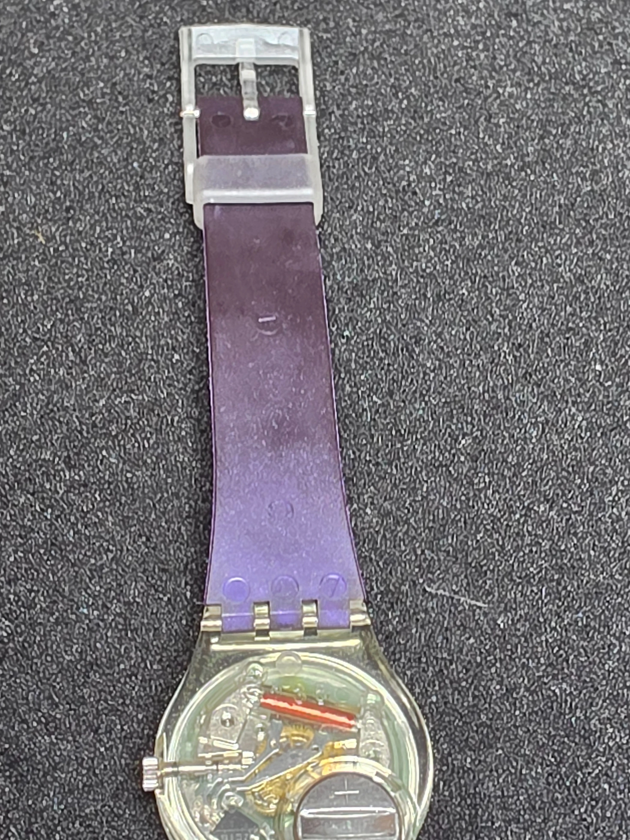 Swatch Lady Barbarella LK137 – 1992 – NOS – Purple Dial – view 11