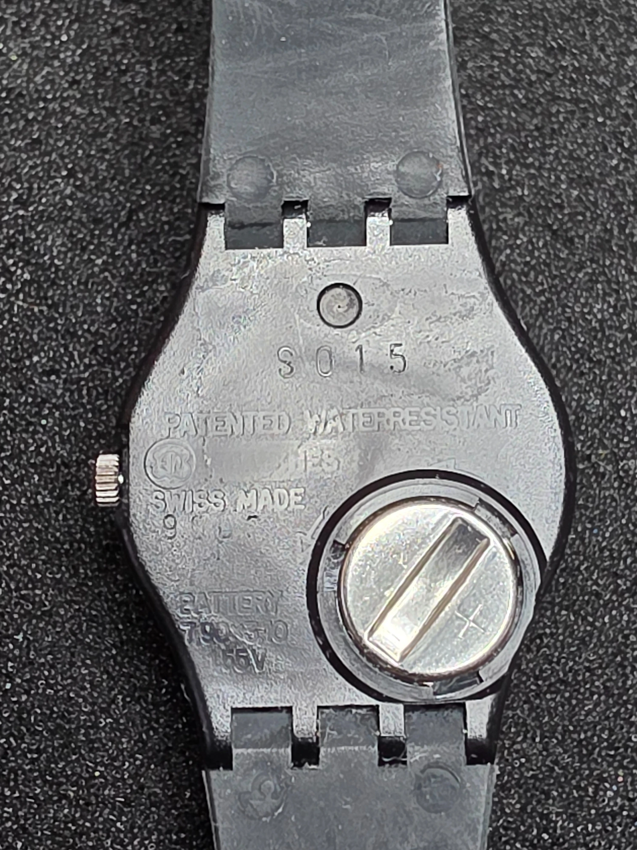 Swatch Lady Black Night LB127 – 1990 – NOS – Black Dial – view 7