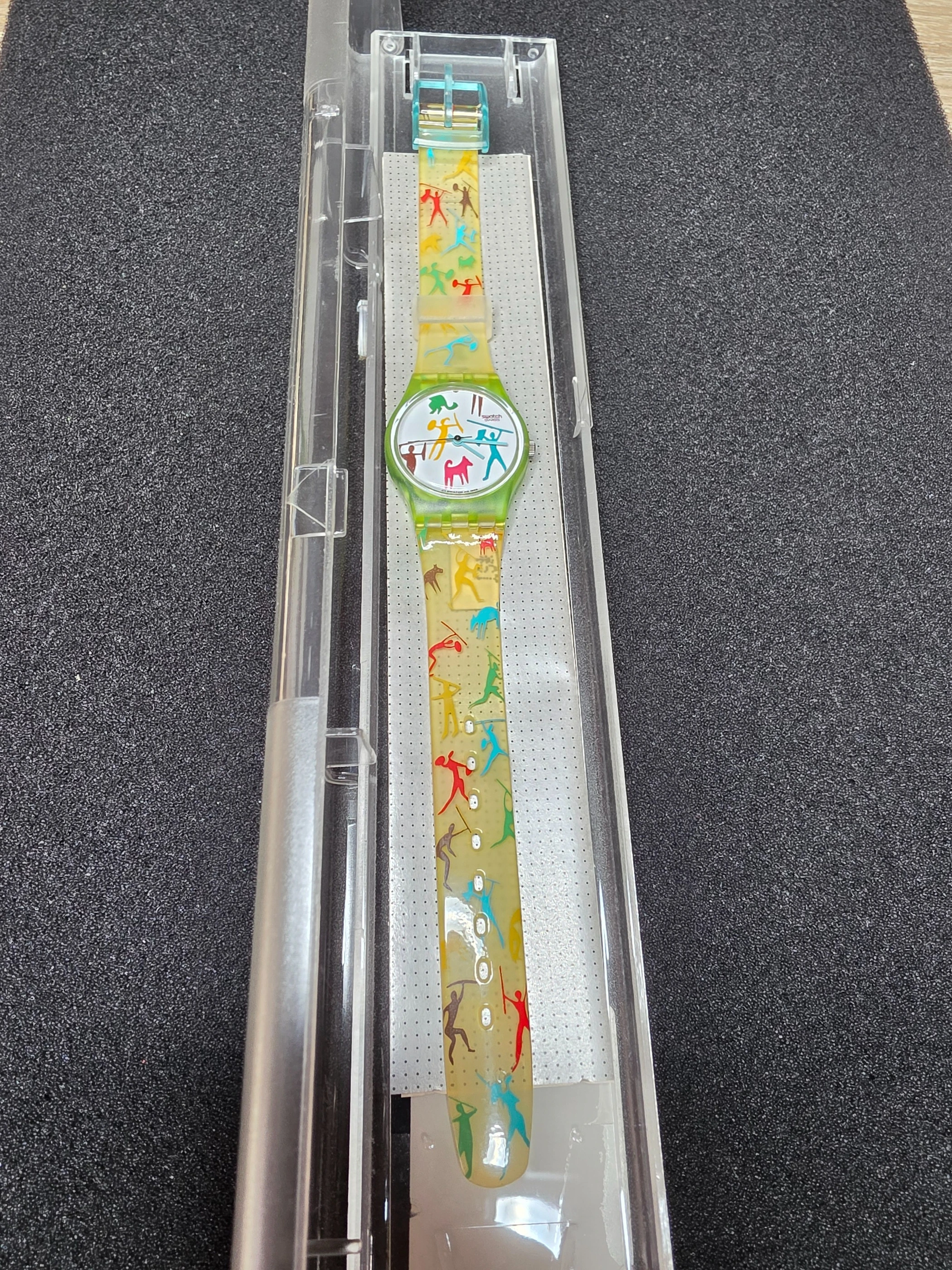 Swatch Lady Bongo LN110 – 1990 – Very Good – Unique Strap – view 2