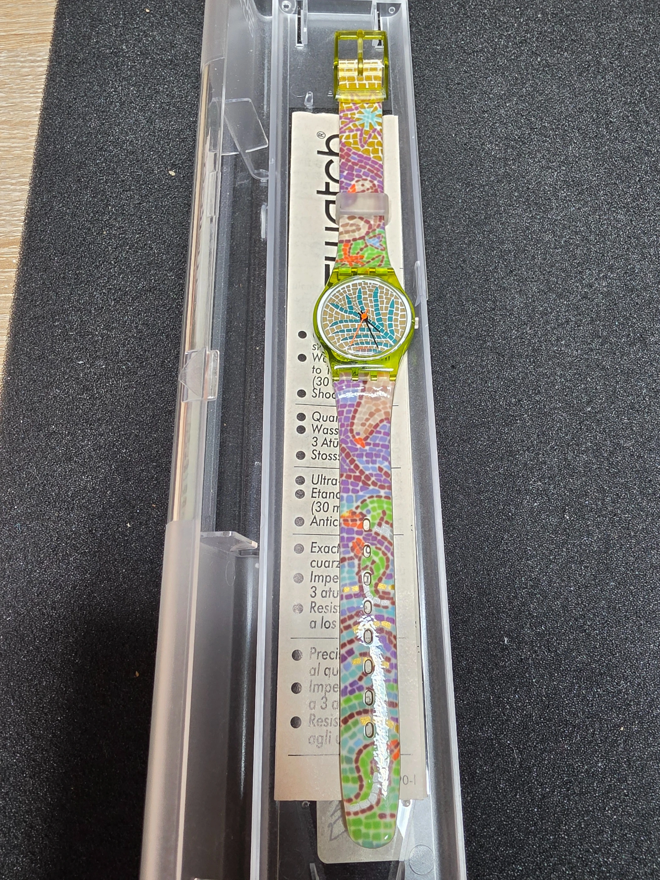 Swatch Lady Byzanthium LG106 – 1993 – Unworn – Mosaic Dial – view 2