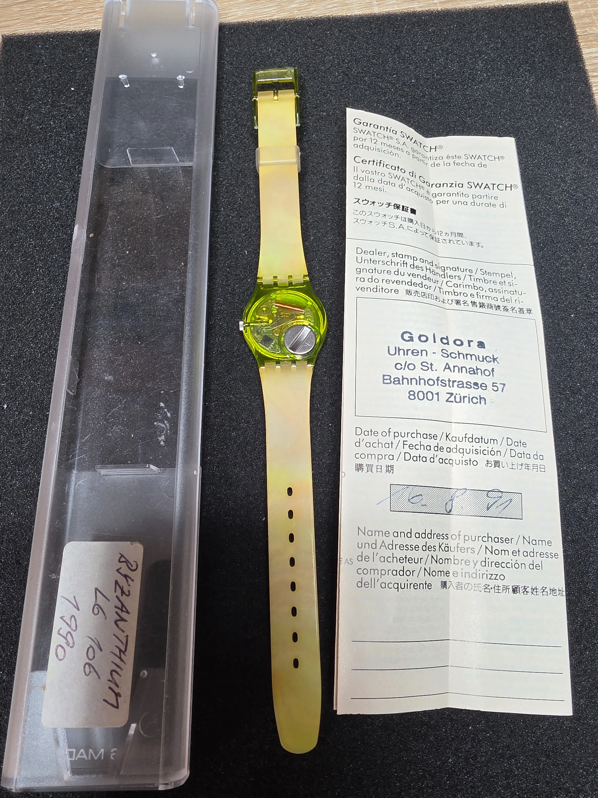 Swatch Lady Byzanthium LG106 – 1993 – Unworn – Mosaic Dial – view 3