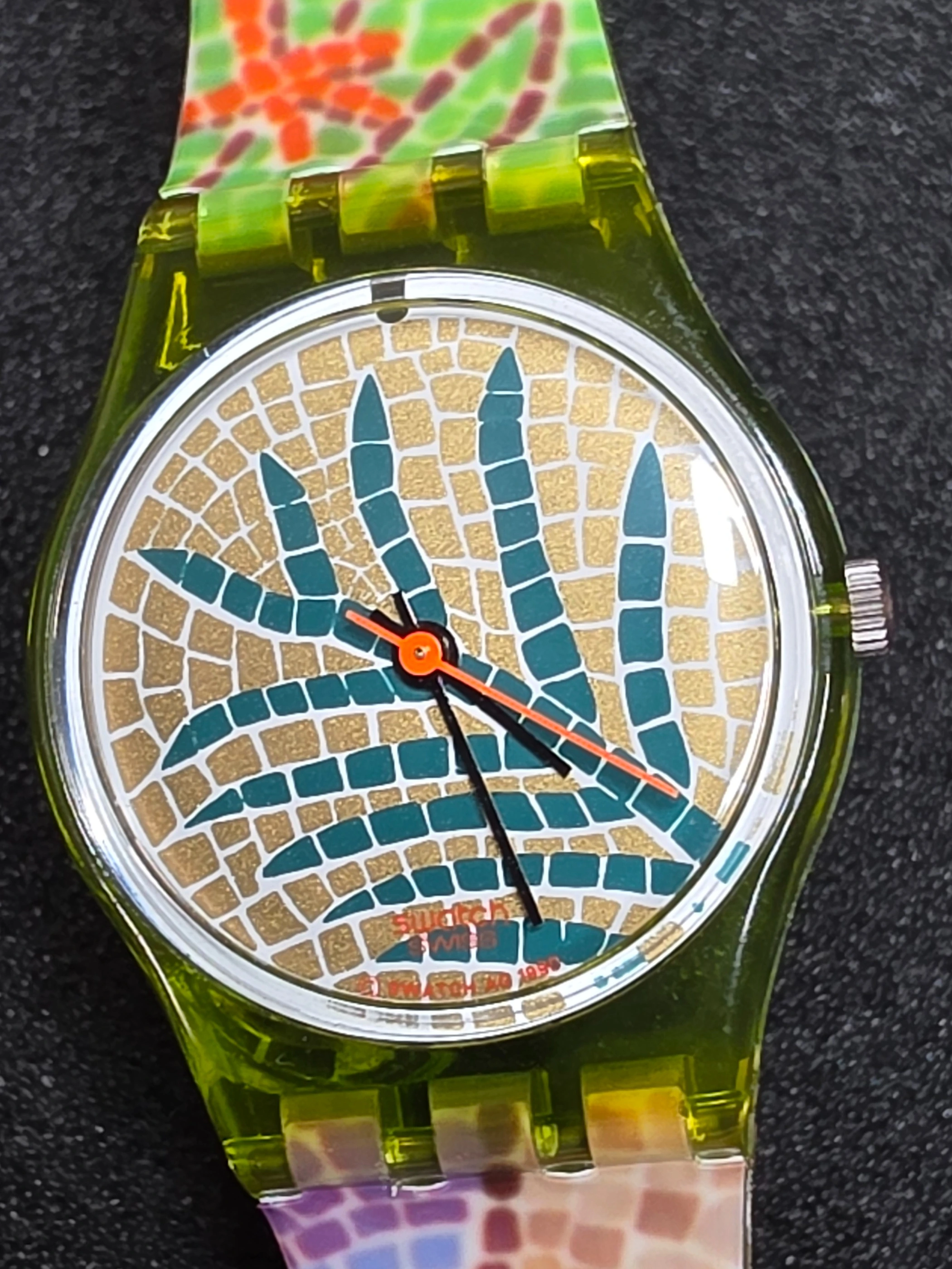 Swatch Lady Byzanthium LG106 – 1993 – Unworn – Mosaic Dial – view 4