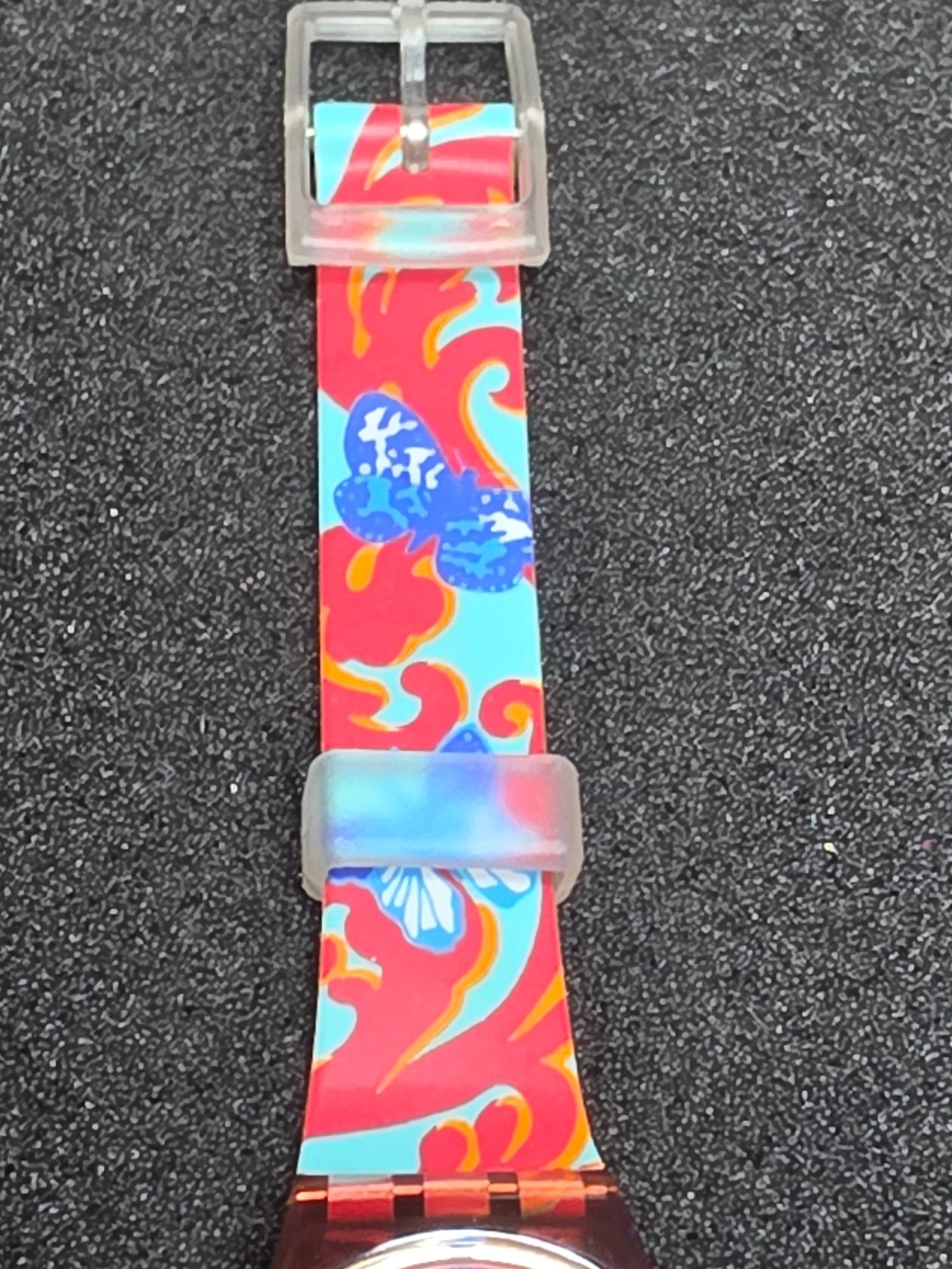 Swatch Lady Fleur de Lys LV102 – 1992 – NOS – Multicolor Dial – view 9
