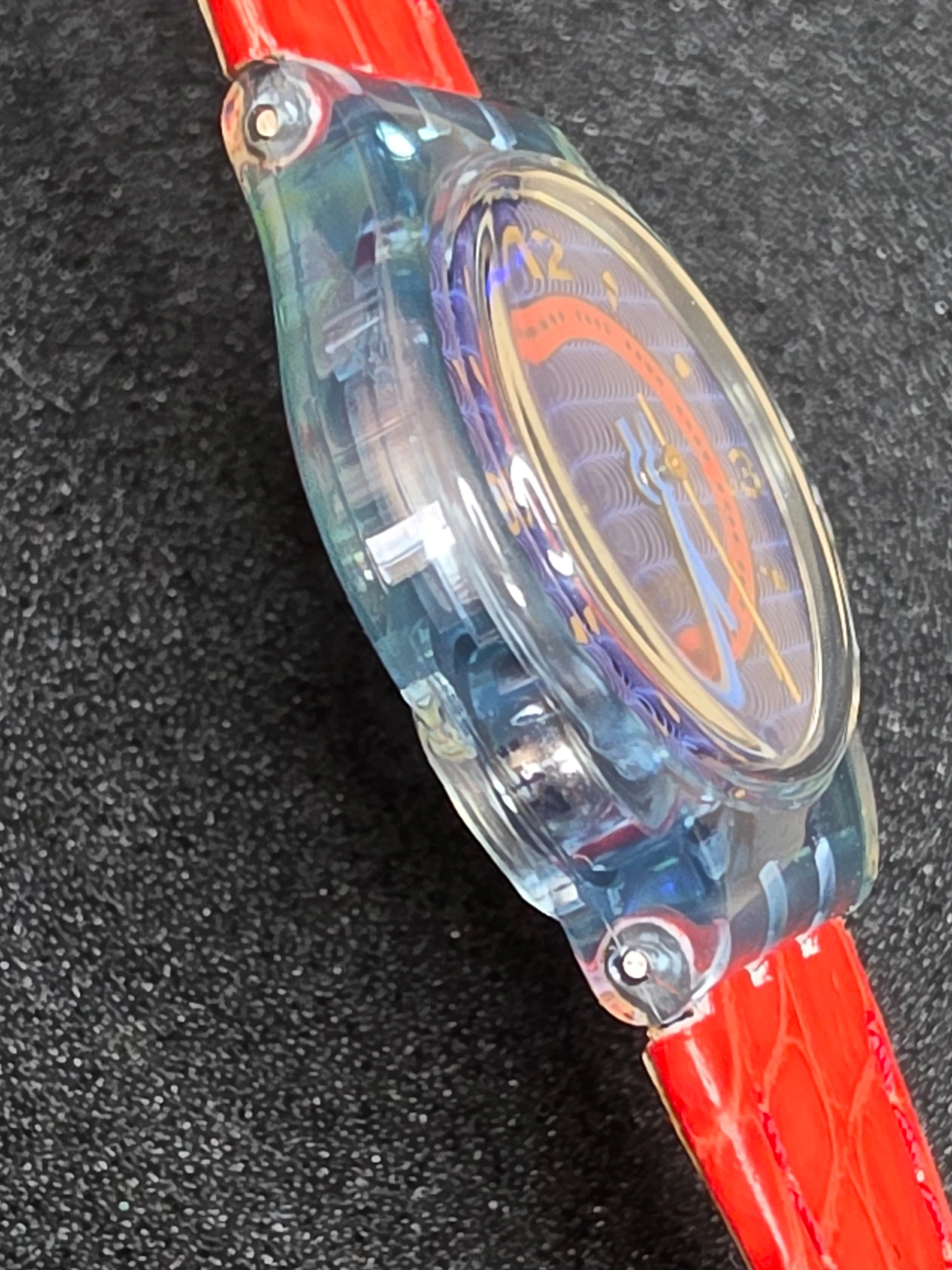 Swatch Lady Gin Rosa LN115 – 1992 – NOS – Blue Dial – view 5