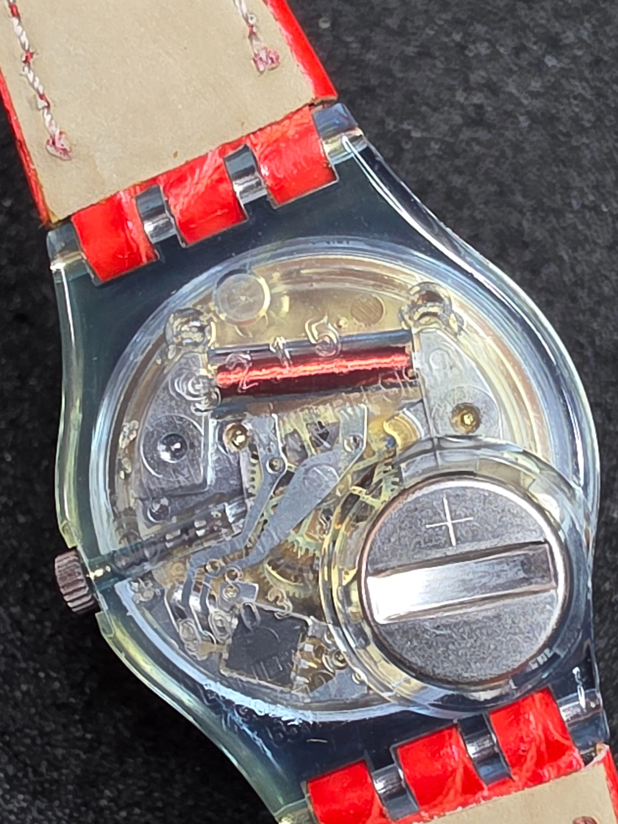Swatch Lady Gin Rosa LN115 – 1992 – NOS – Blue Dial – view 7