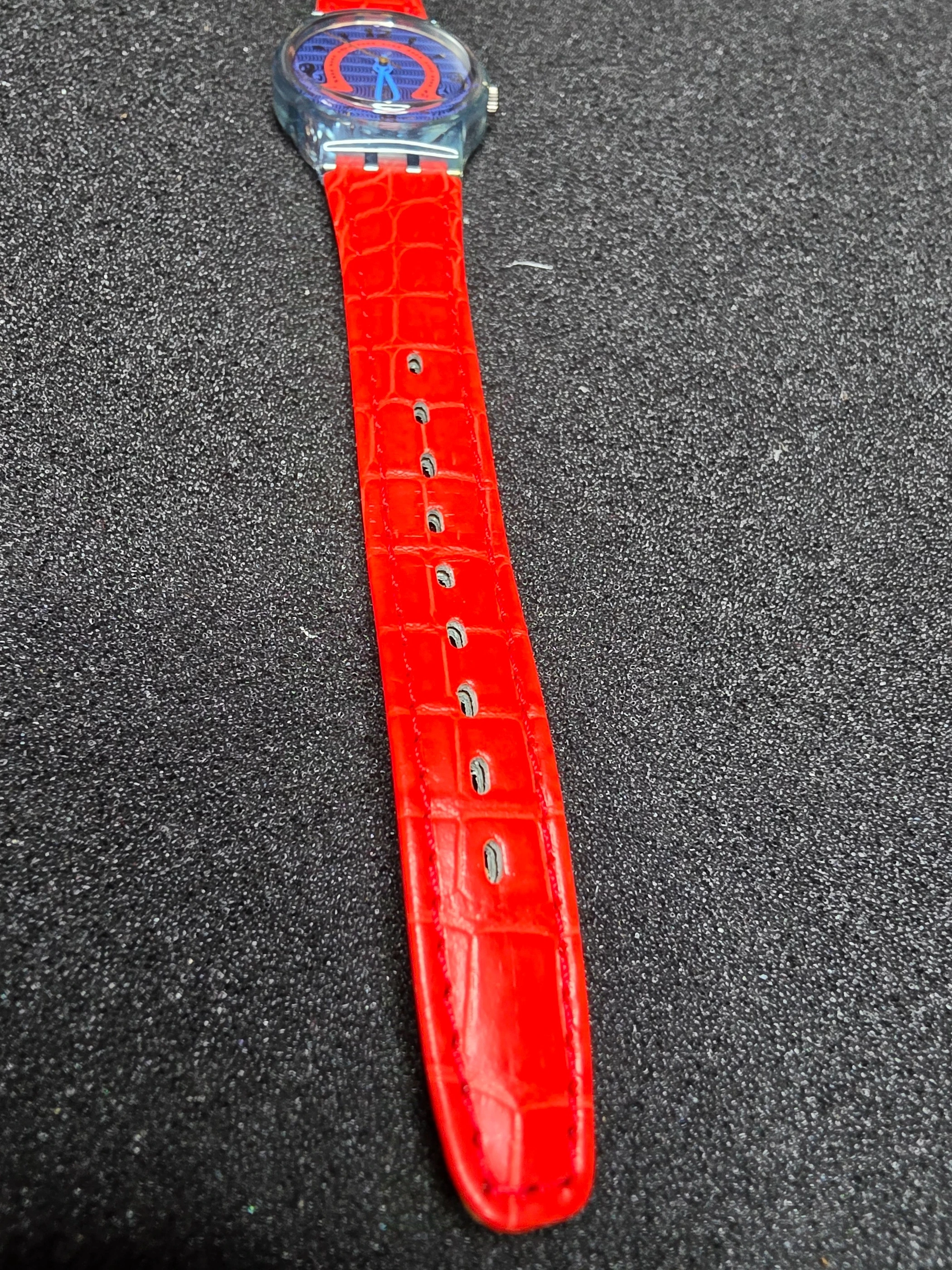 Swatch Lady Gin Rosa LN115 – 1992 – NOS – Blue Dial – view 9