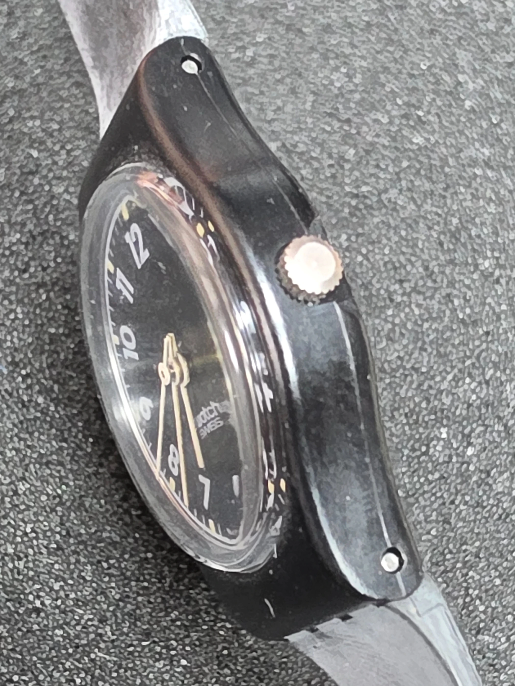 Swatch Lady Glame LB126 – 1990 – NOS – Black Dial – view 6