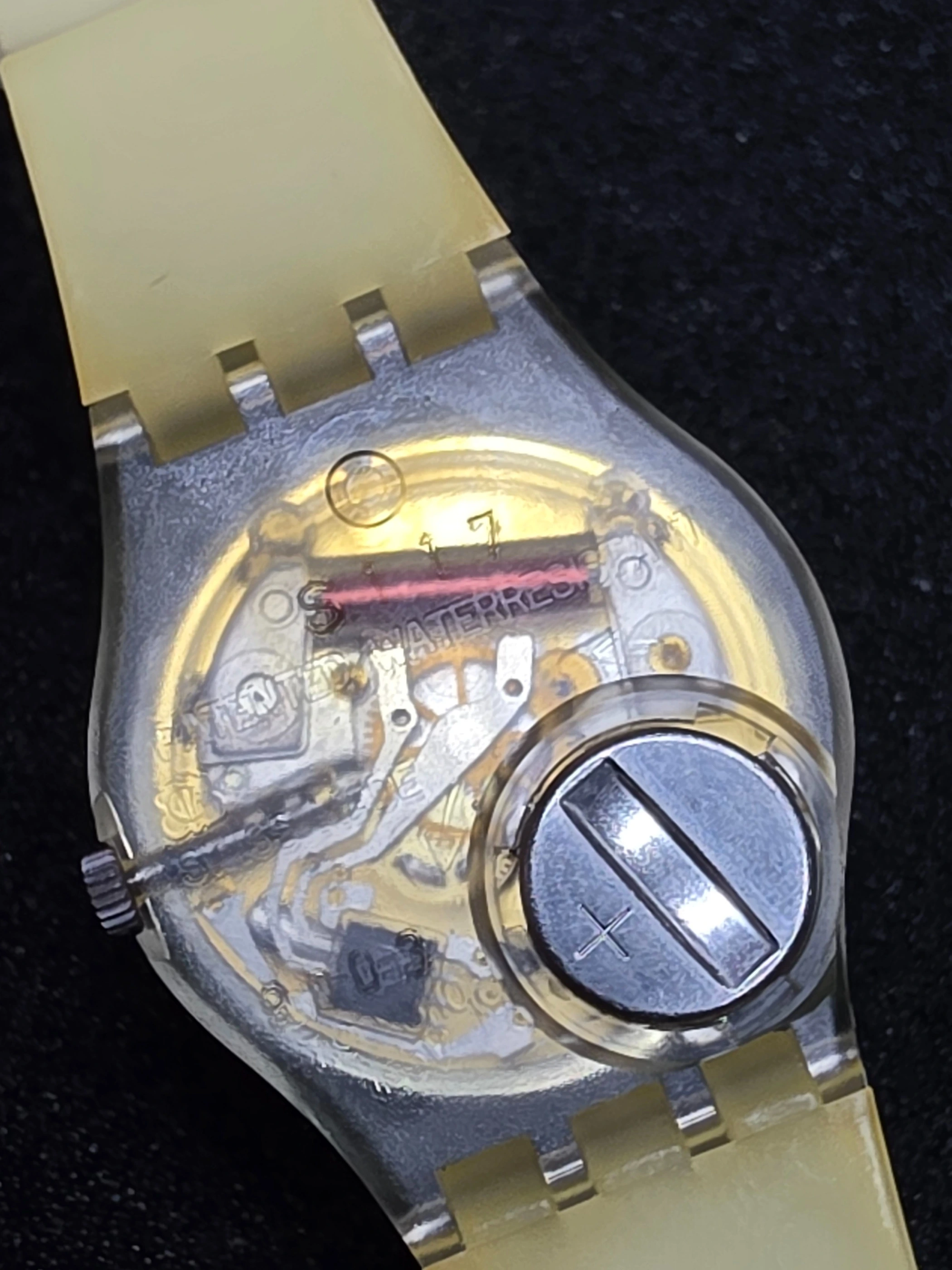 Swatch Lady Golden Bridge LK123 – 1991 – NOS – Gold Case – view 7