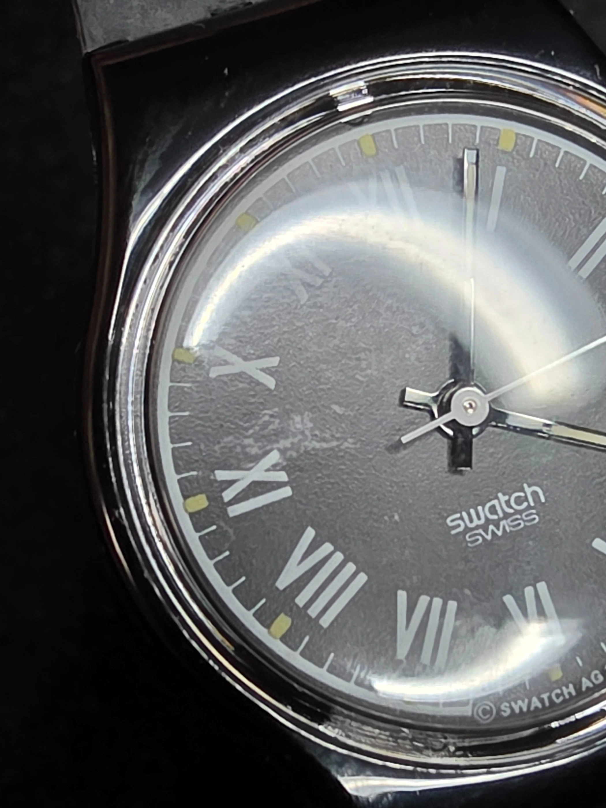 Swatch Lady Julia LB128 – 1990 – Unworn – Black Dial – view 6