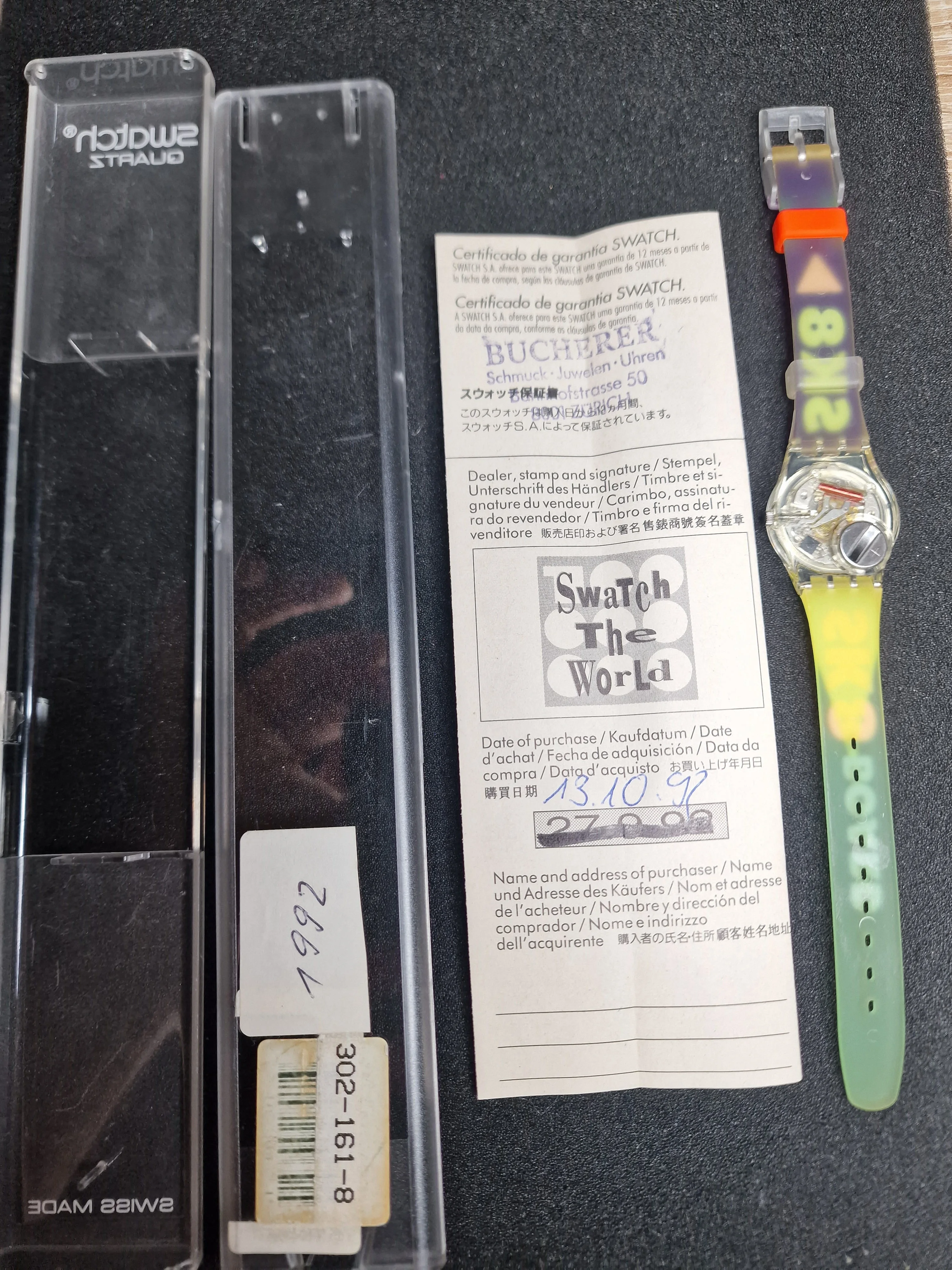 Swatch Lady LK138 "Snow Collage" (1992) – Vintage Pop Design 3