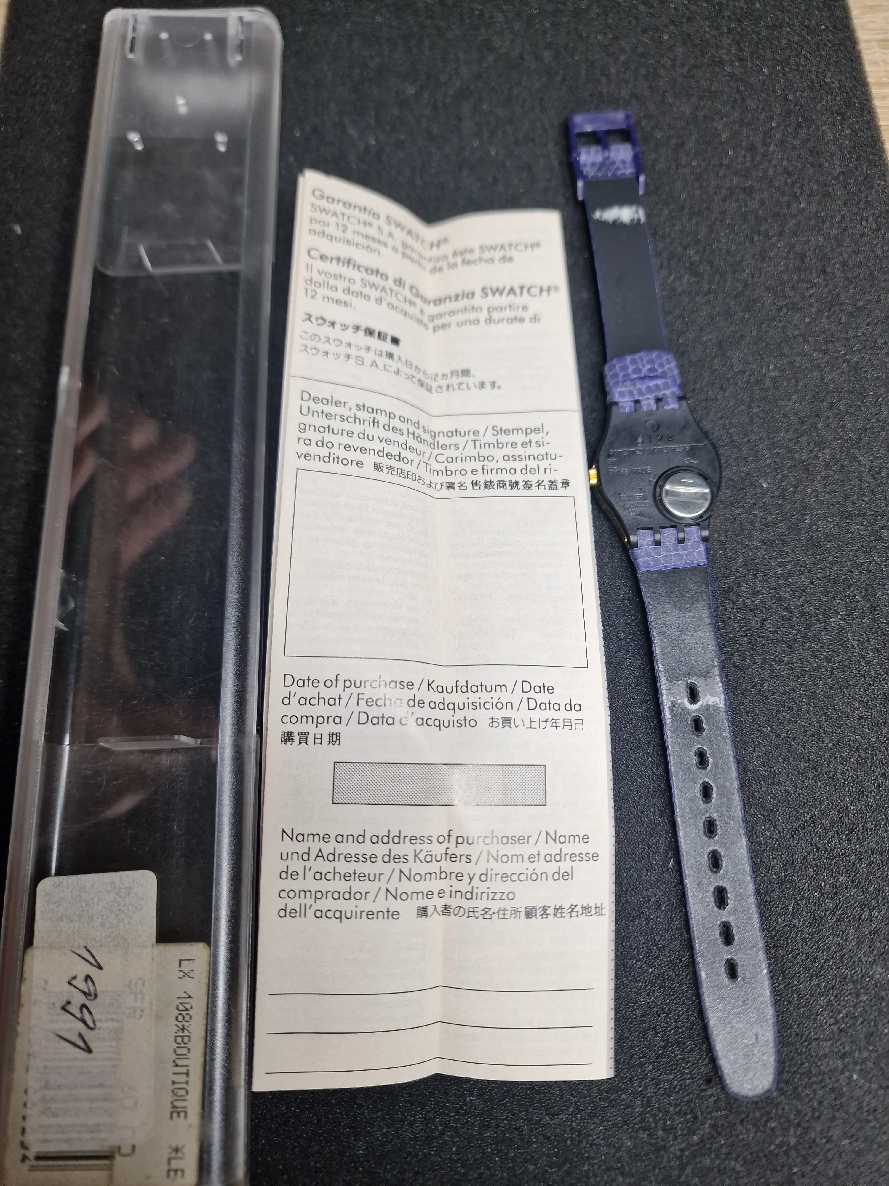Swatch Lady LX108 "Boutique" (1991) – Elegant Vintage Lady Swatch 2