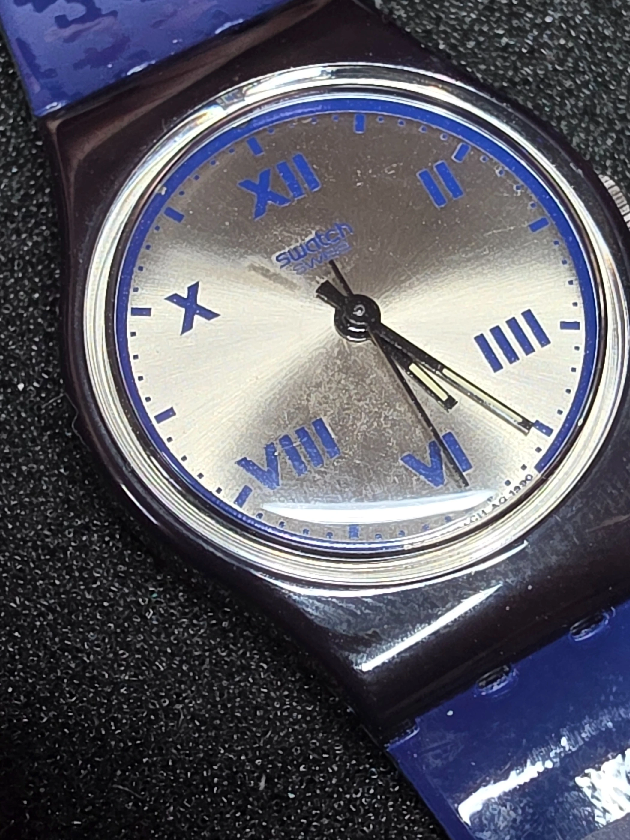 Swatch Lady Mason LN114 – 1991 – NOS – Gold Dial – view 4