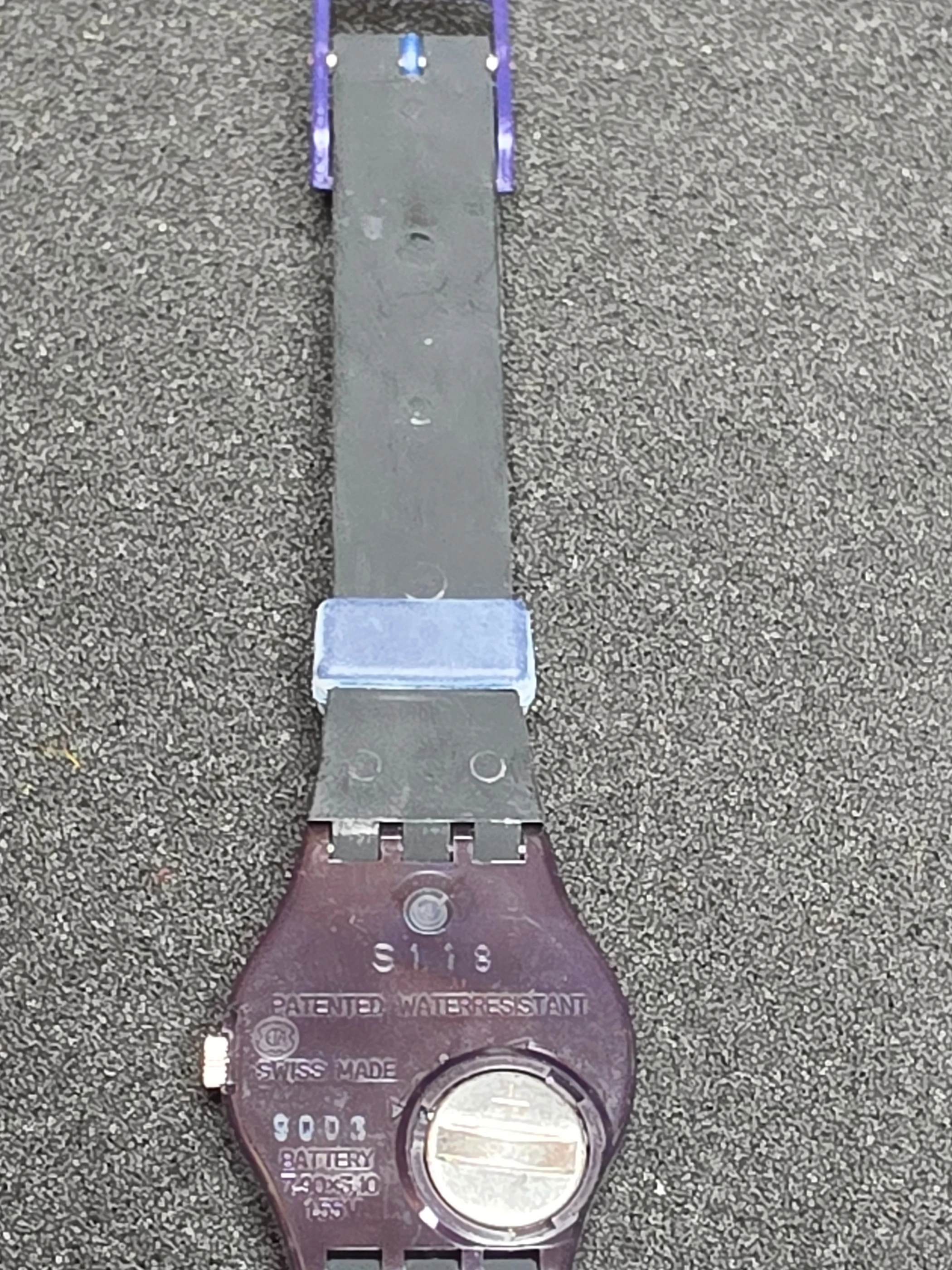 Swatch Lady Mason LN114 – 1991 – NOS – Gold Dial – view 11