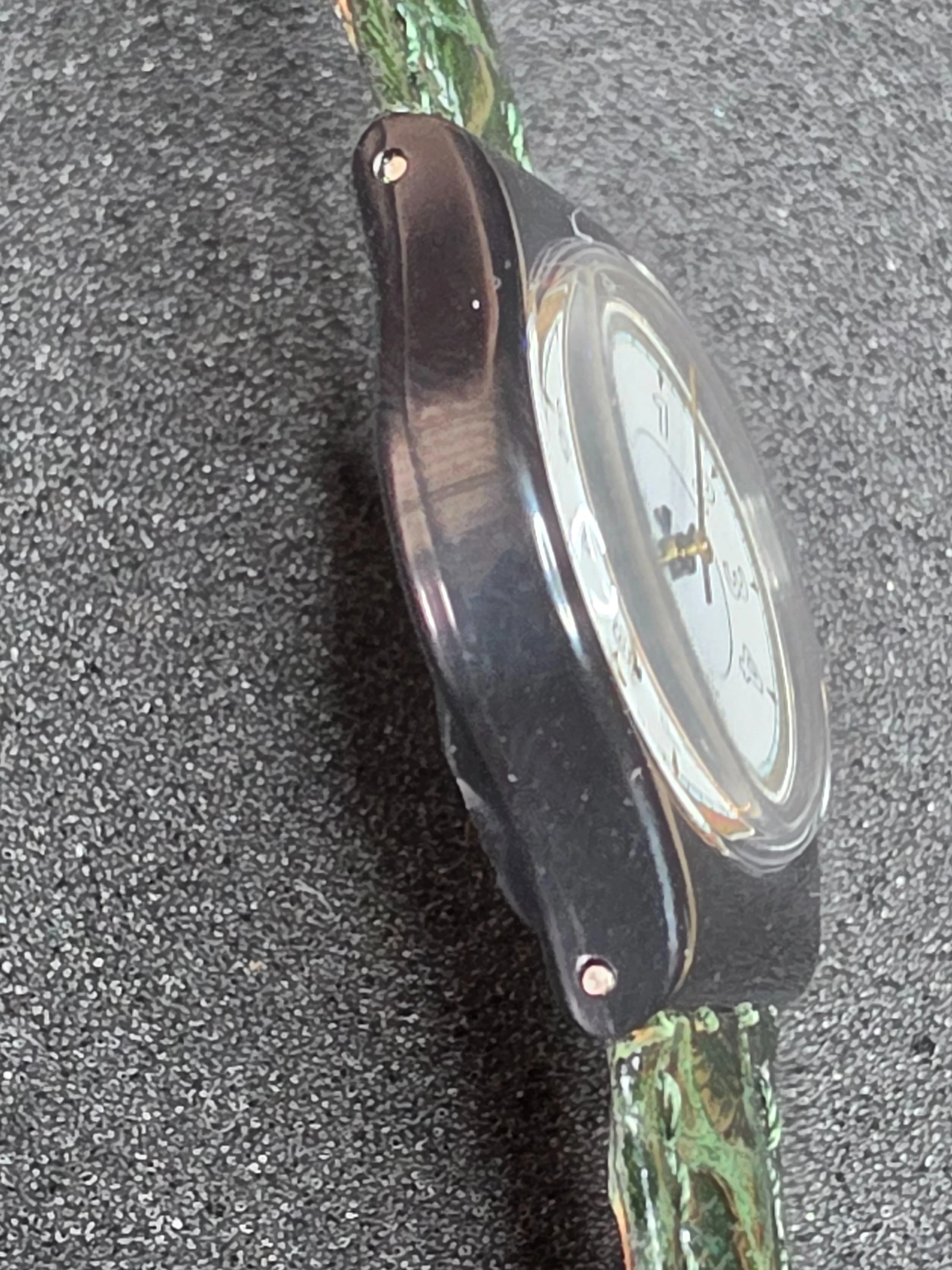 Swatch Lady Raissa LB13Q – 1992 – NOS – Unique Green Strap – view 4
