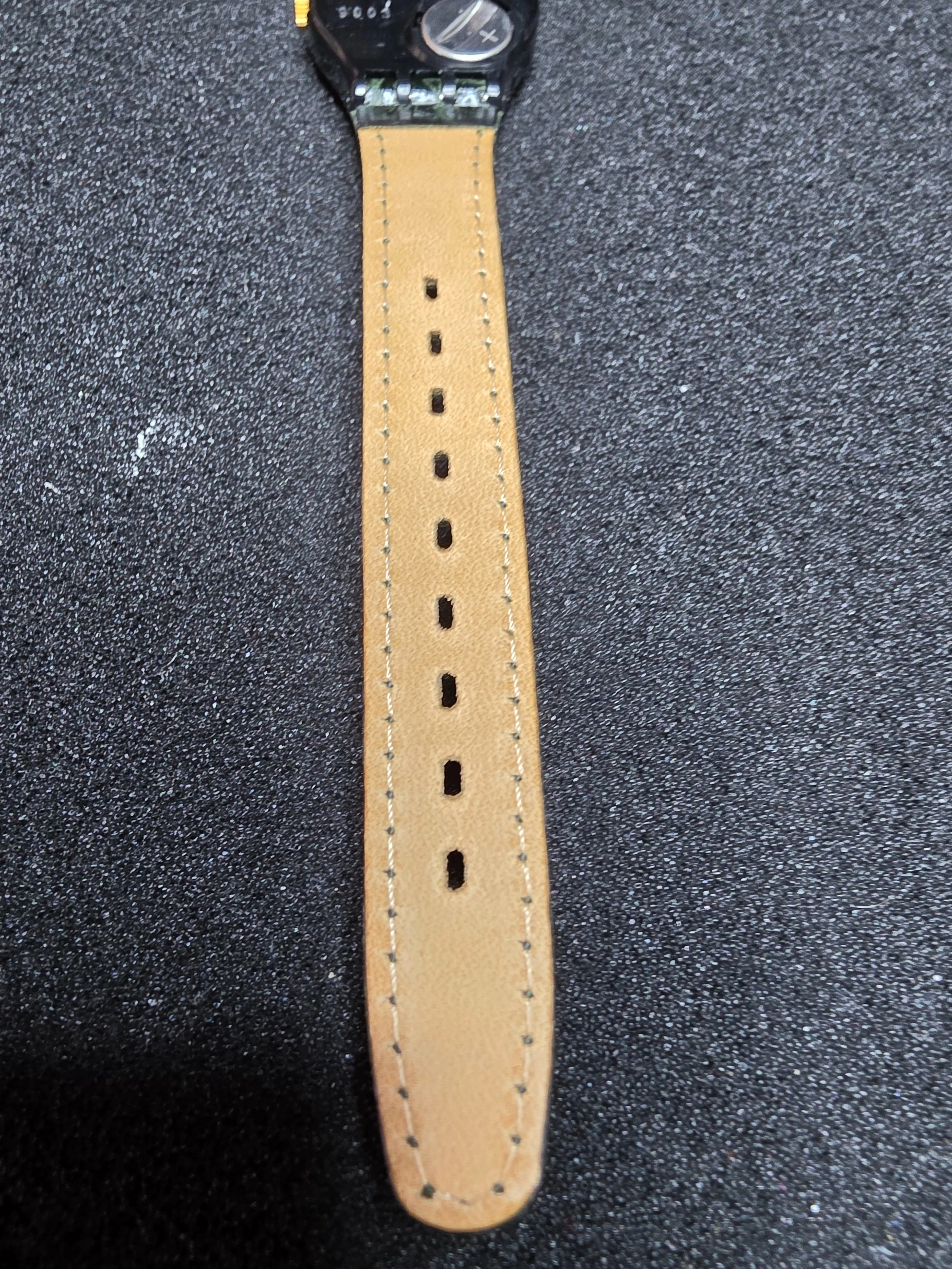 Swatch Lady Raissa LB13Q – 1992 – NOS – Unique Green Strap – view 10