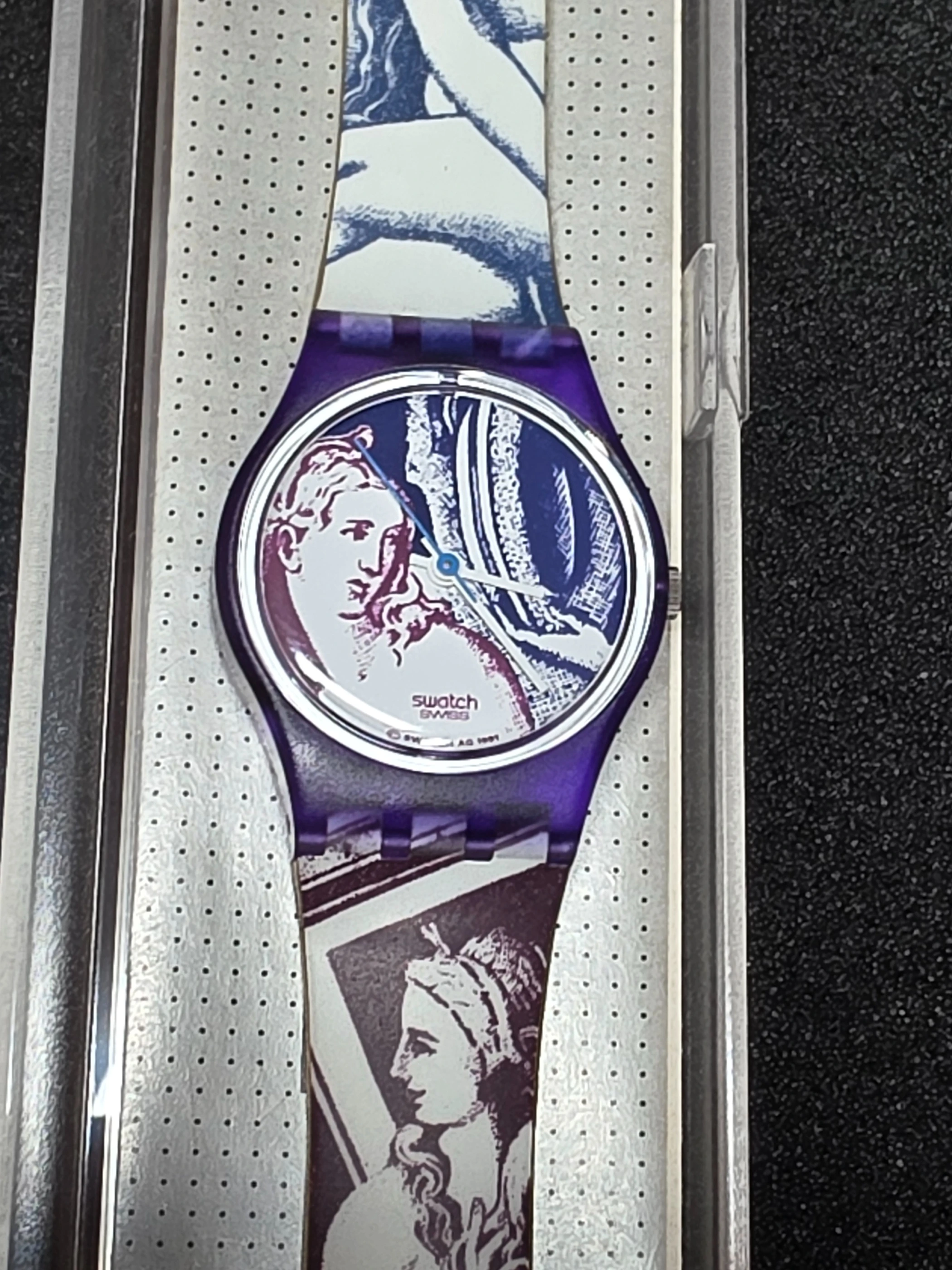 Swatch Lady Sappho LV101 – 1990 – NOS – Artistic Design