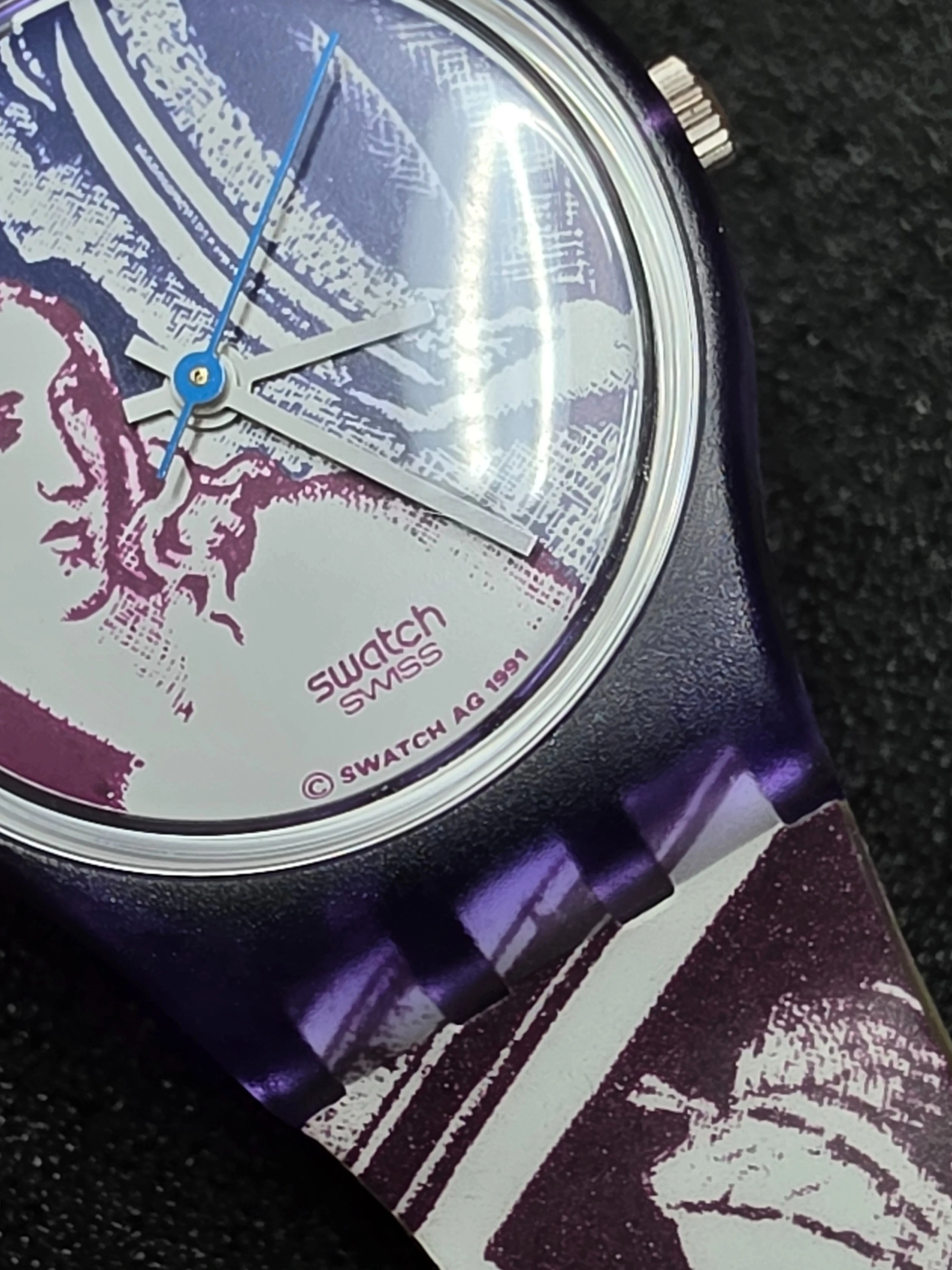 Swatch Lady Sappho LV101 – 1990 – NOS – Artistic Design – view 8