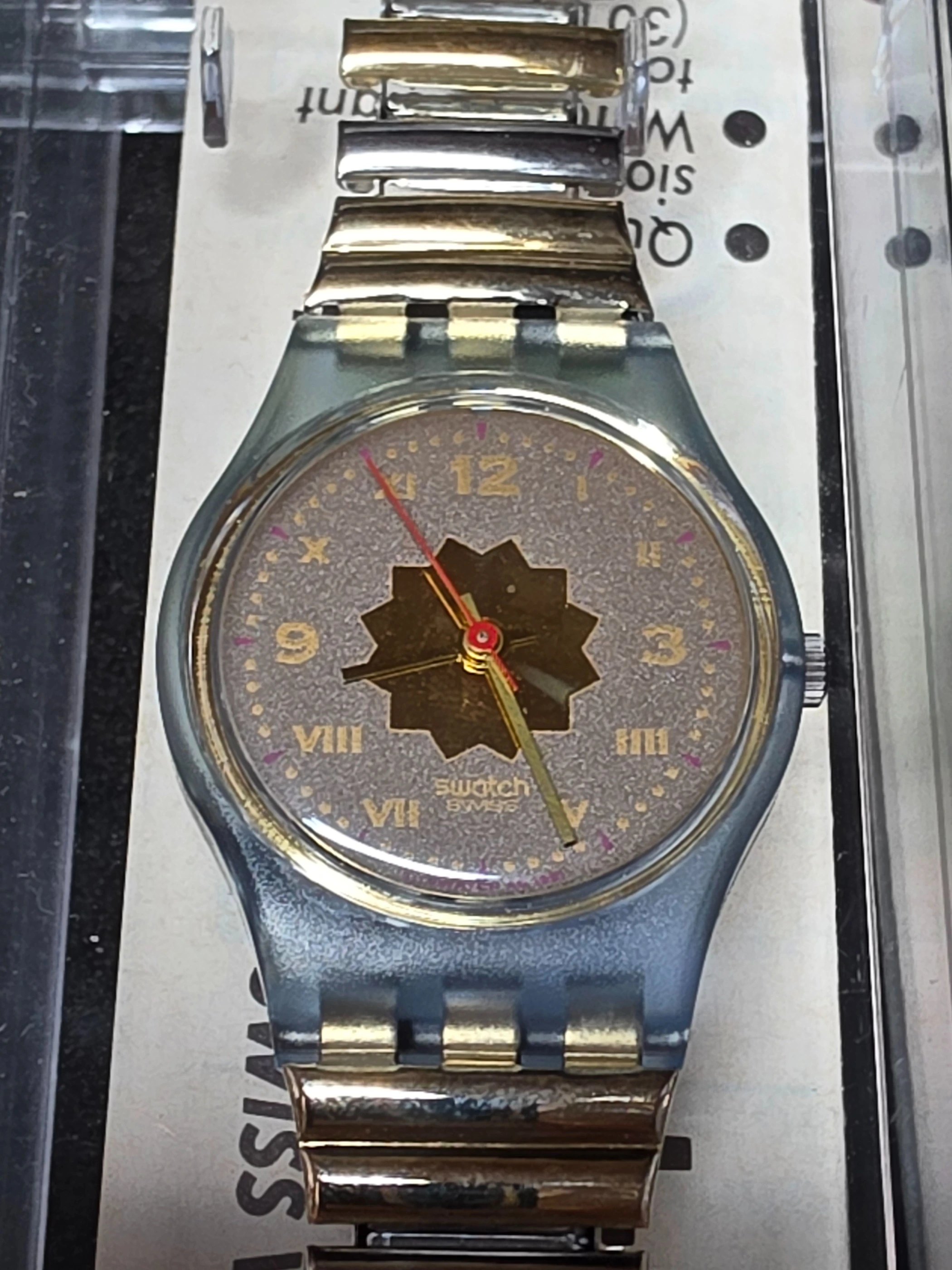 Swatch Lady Sevruga LL111 – 1991 – NOS – Unique Dial
