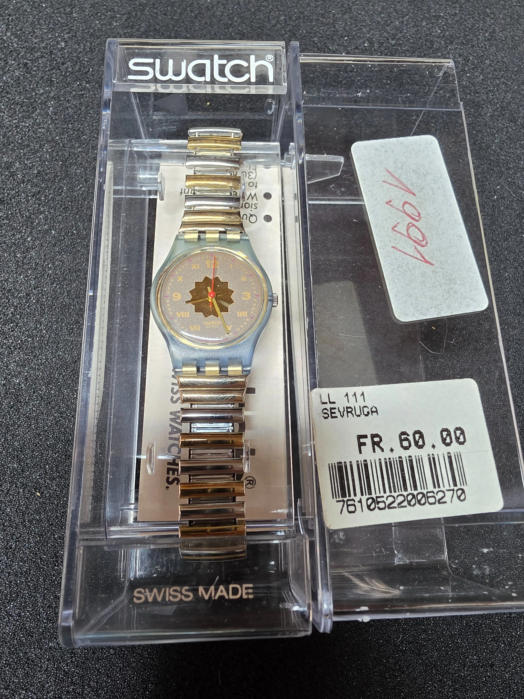 Swatch Lady Sevruga LL111 – 1991 – NOS – Unique Dial – view 2