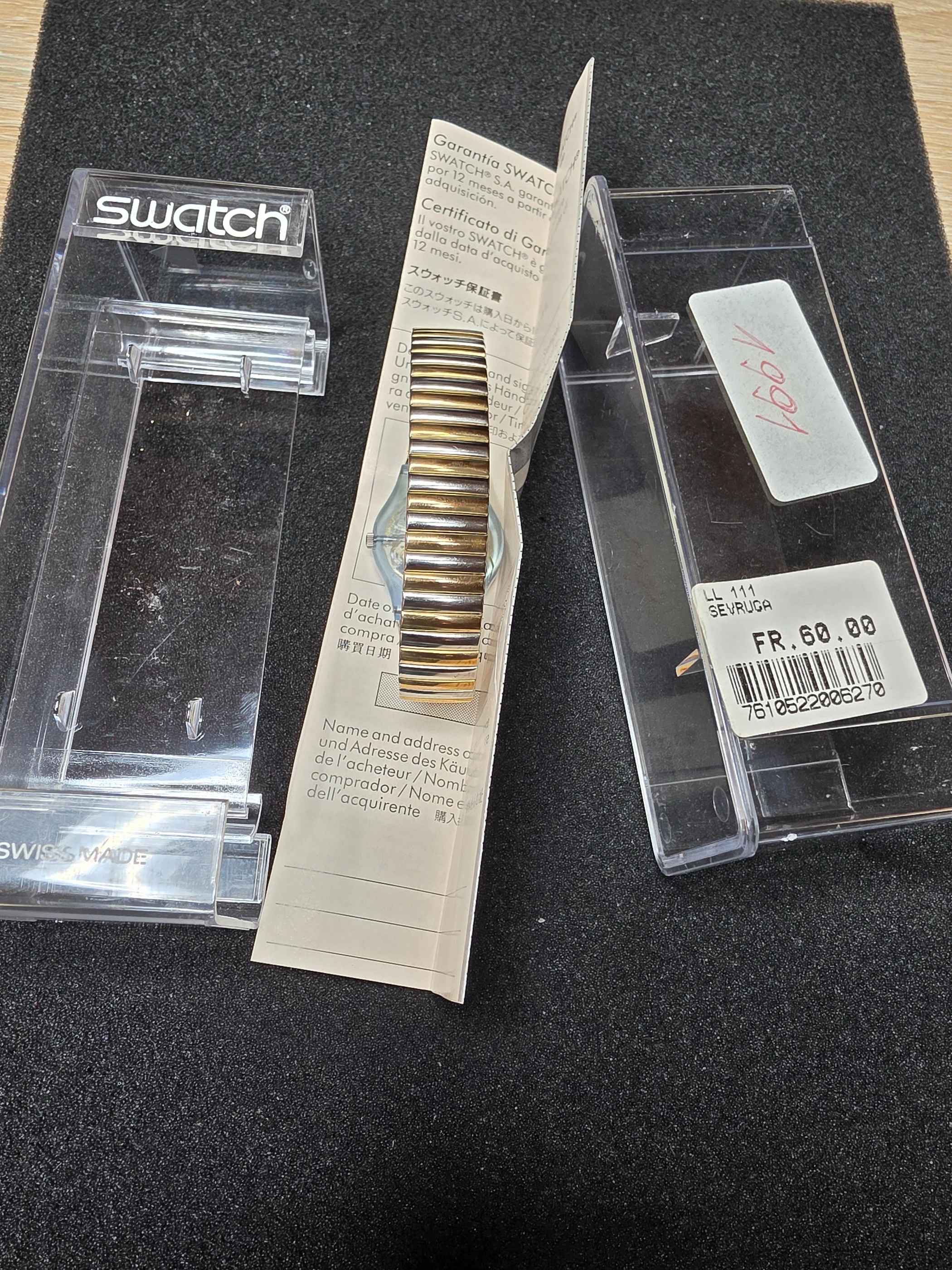 Swatch Lady Sevruga LL111 – 1991 – NOS – Unique Dial – view 3