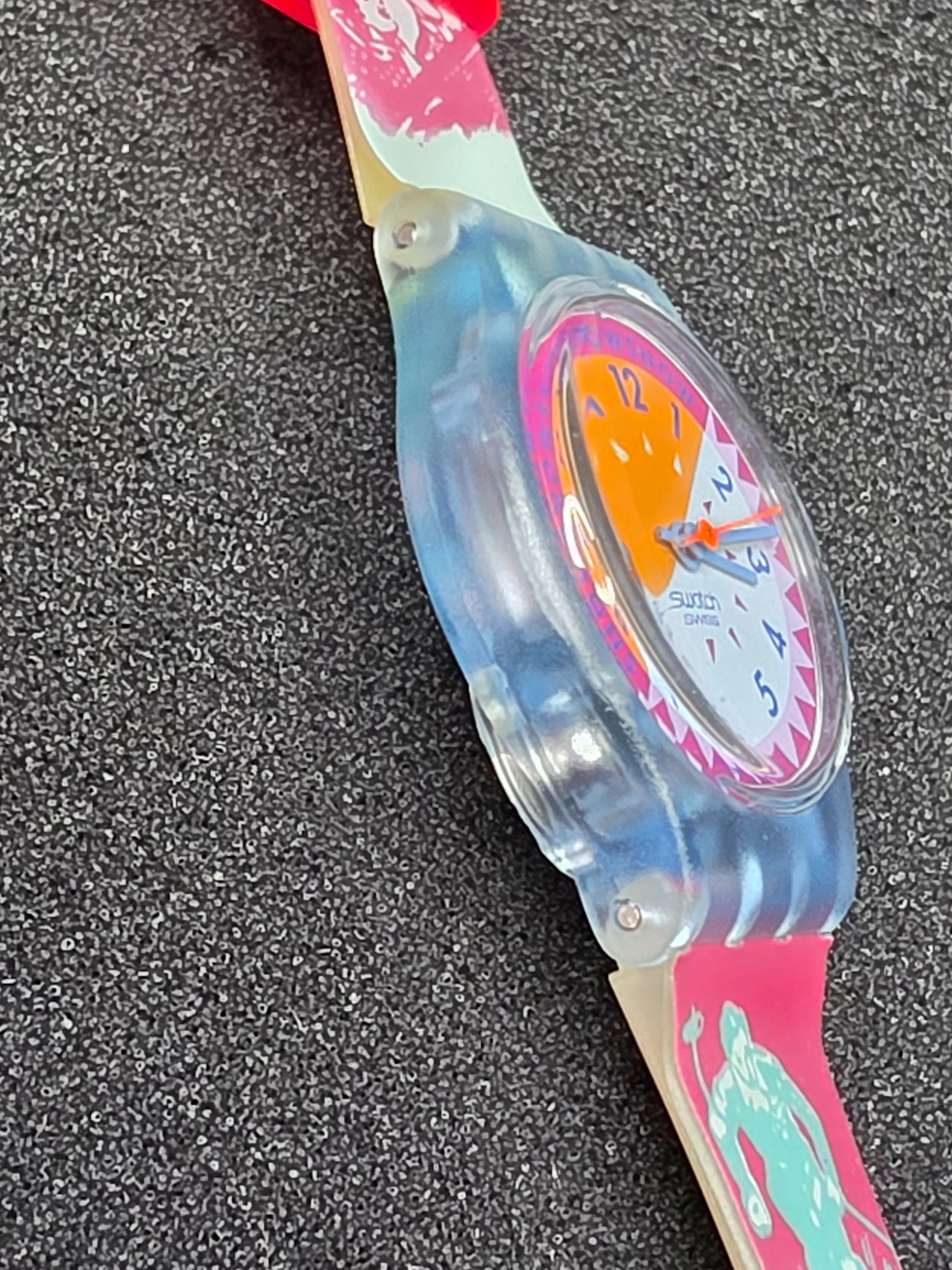 Swatch Lady Ski Slope LN117 – 1992 – NOS – Vibrant Design – view 5