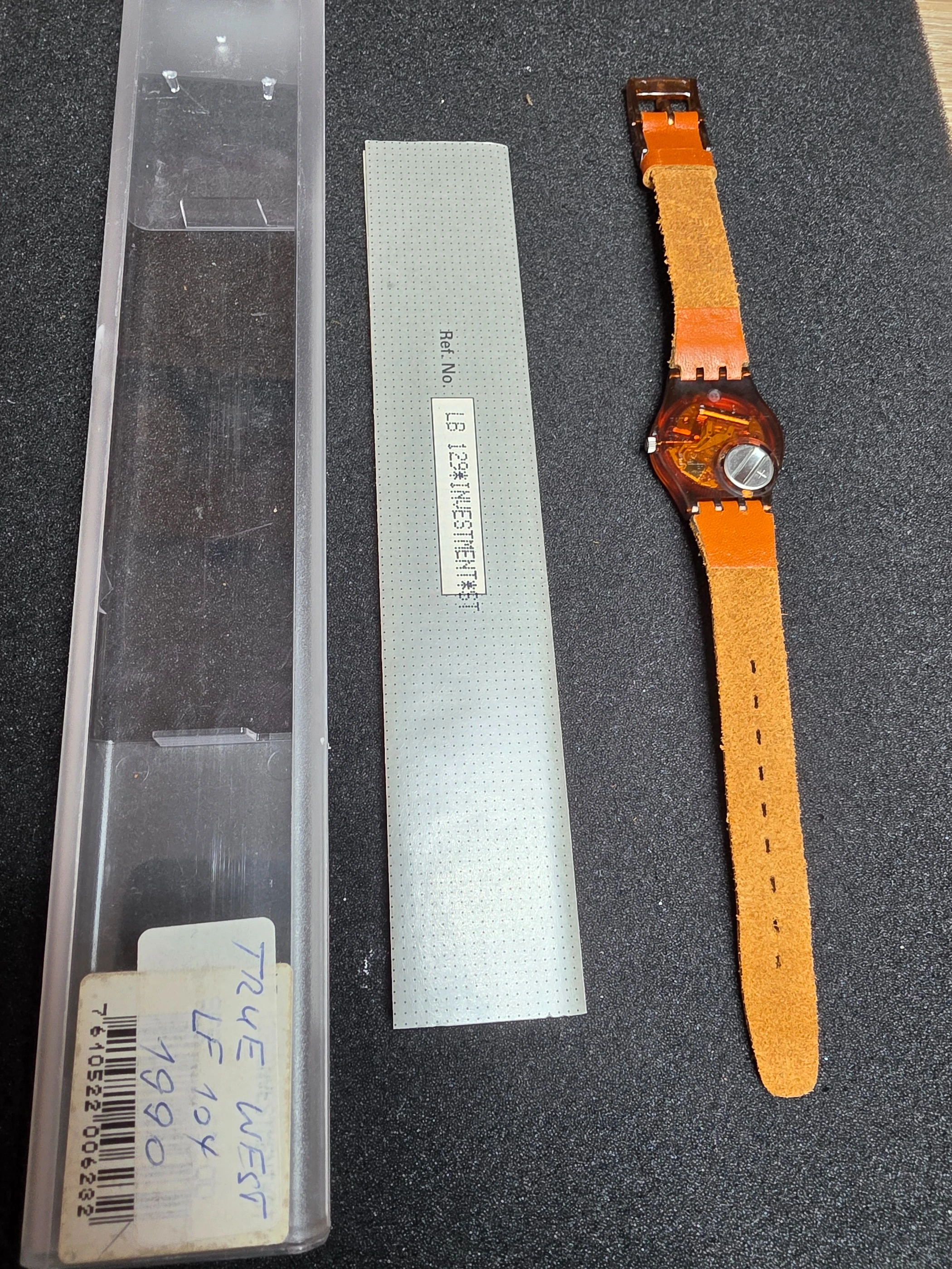 Swatch Lady True West LF104 – 1990 – NOS – Brown Dial – view 3
