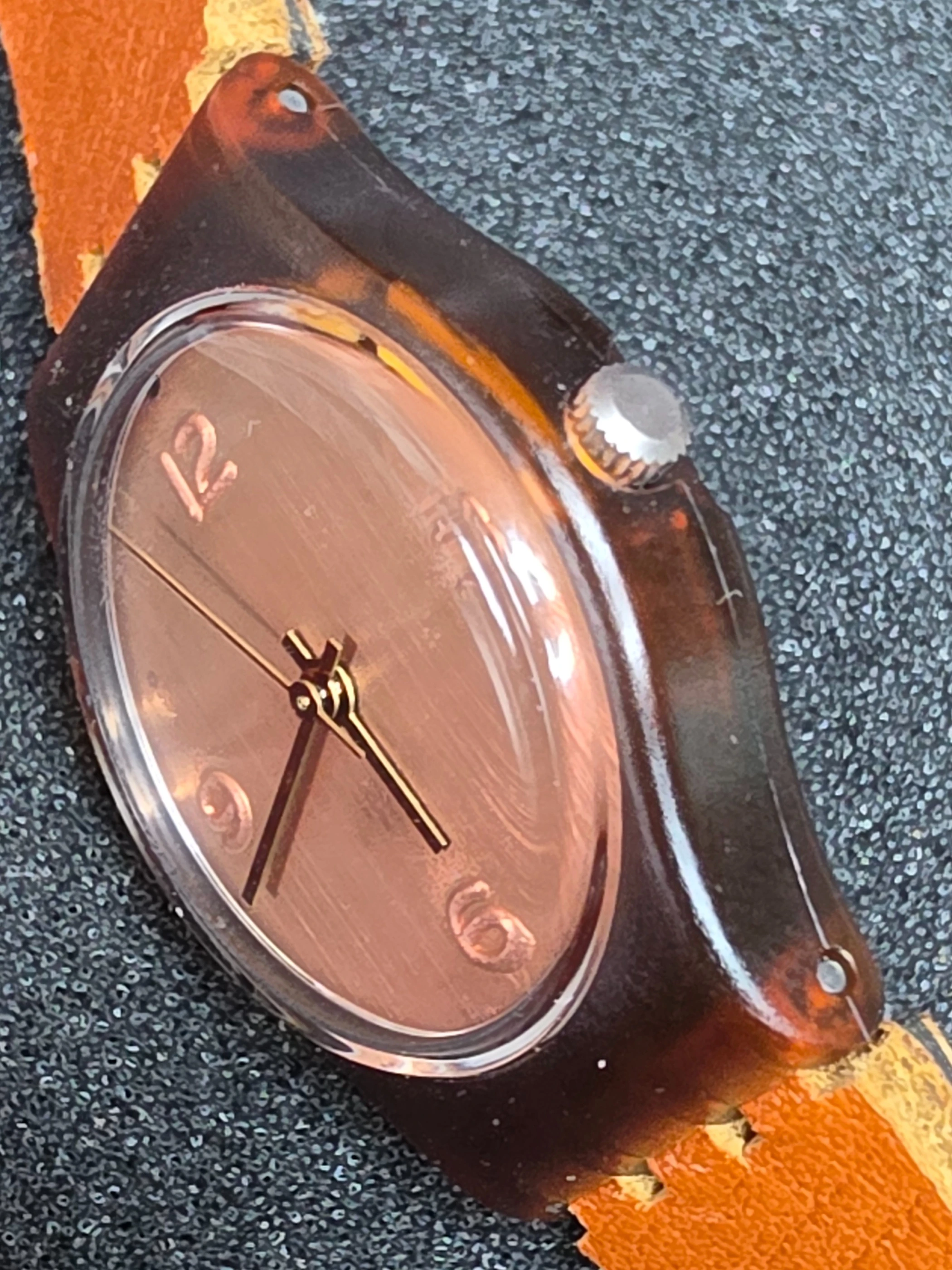 Swatch Lady True West LF104 – 1990 – NOS – Brown Dial – view 6