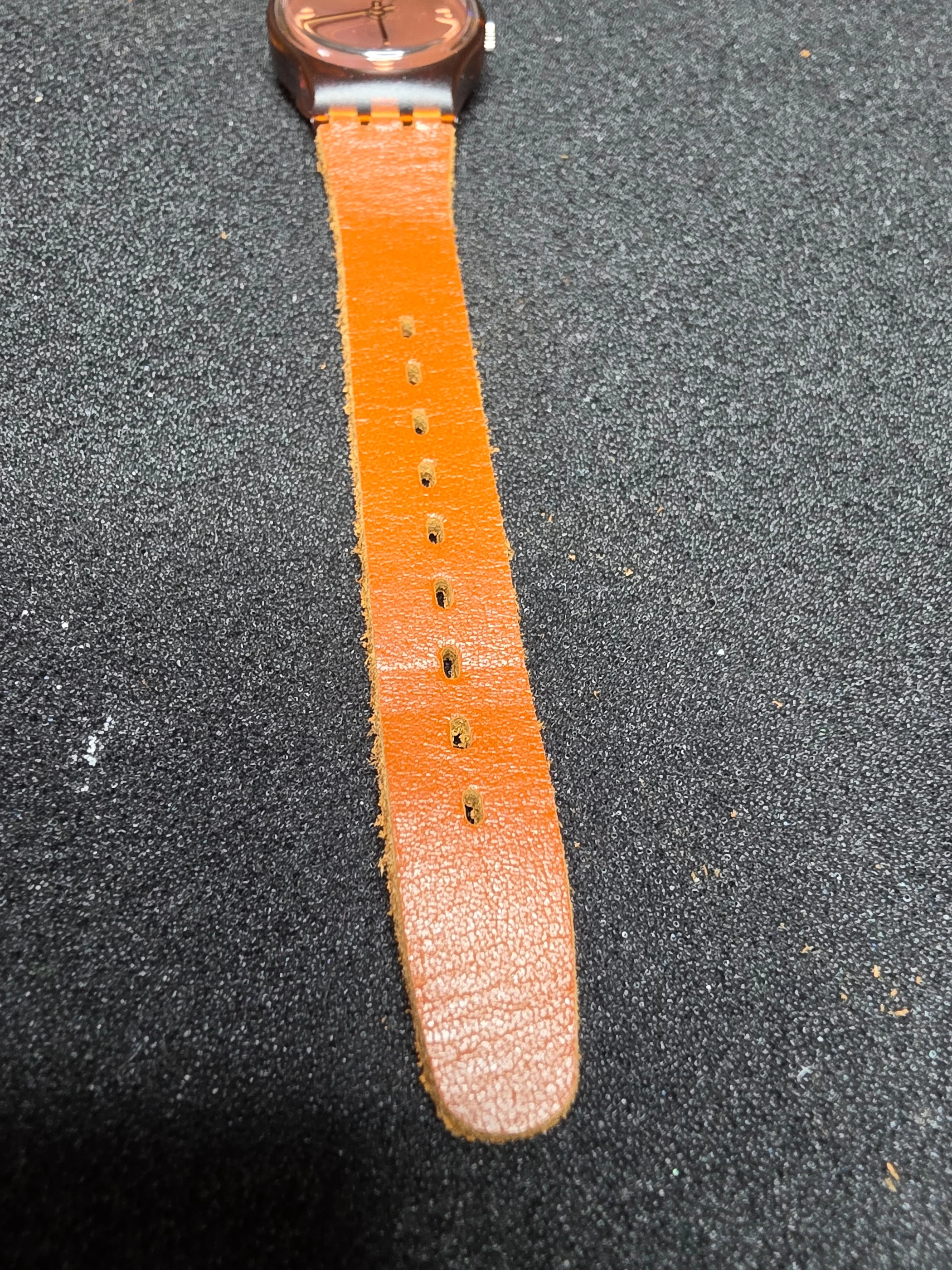 Swatch Lady True West LF104 – 1990 – NOS – Brown Dial – view 8
