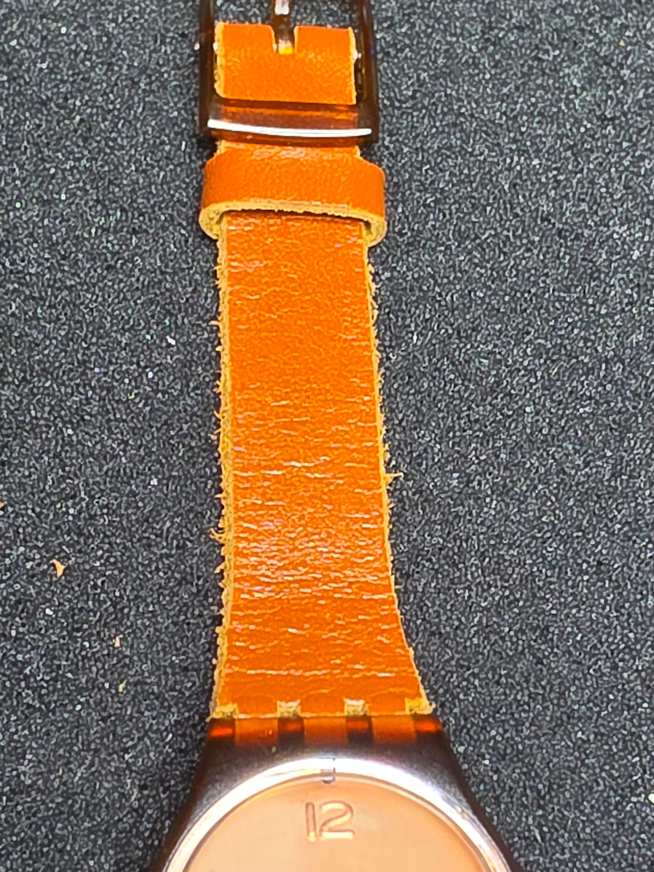 Swatch Lady True West LF104 – 1990 – NOS – Brown Dial – view 9