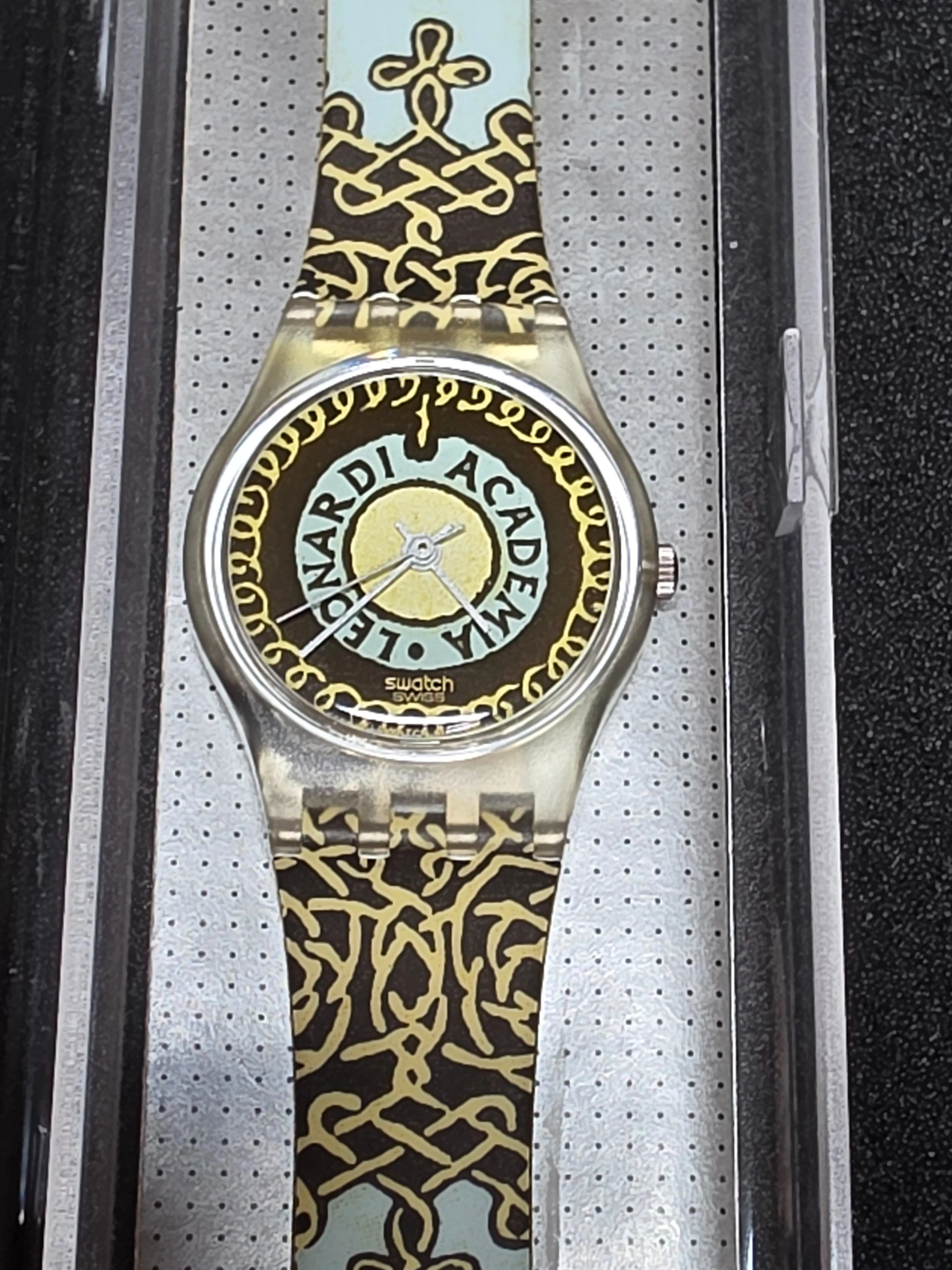 Swatch Lady Vinci's Twist LK124 – 1991 – Unworn – Artistic Dial