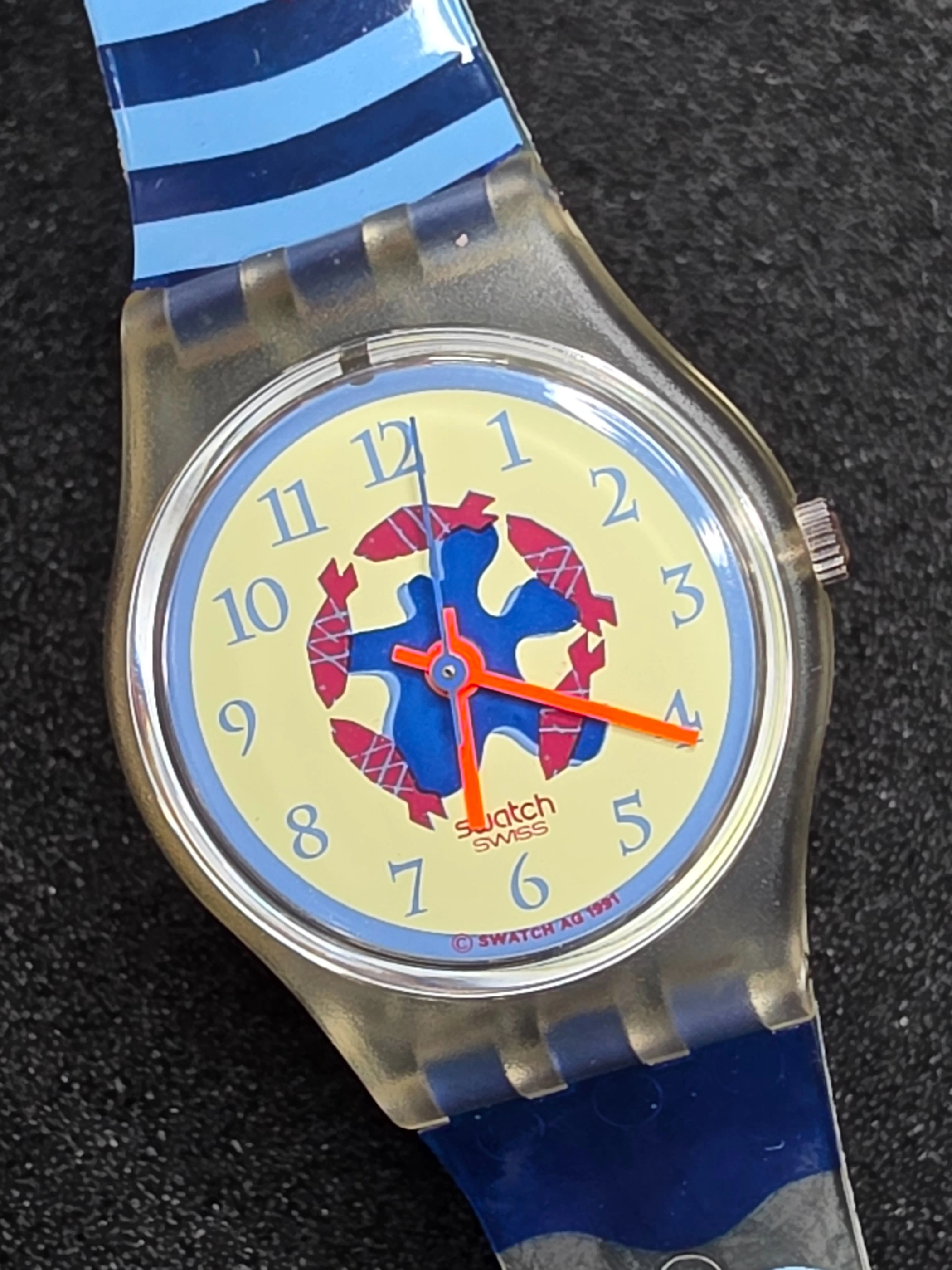 Swatch Lady Xloud LK134 – 1992 – NOS – Multicolor Dial – view 5