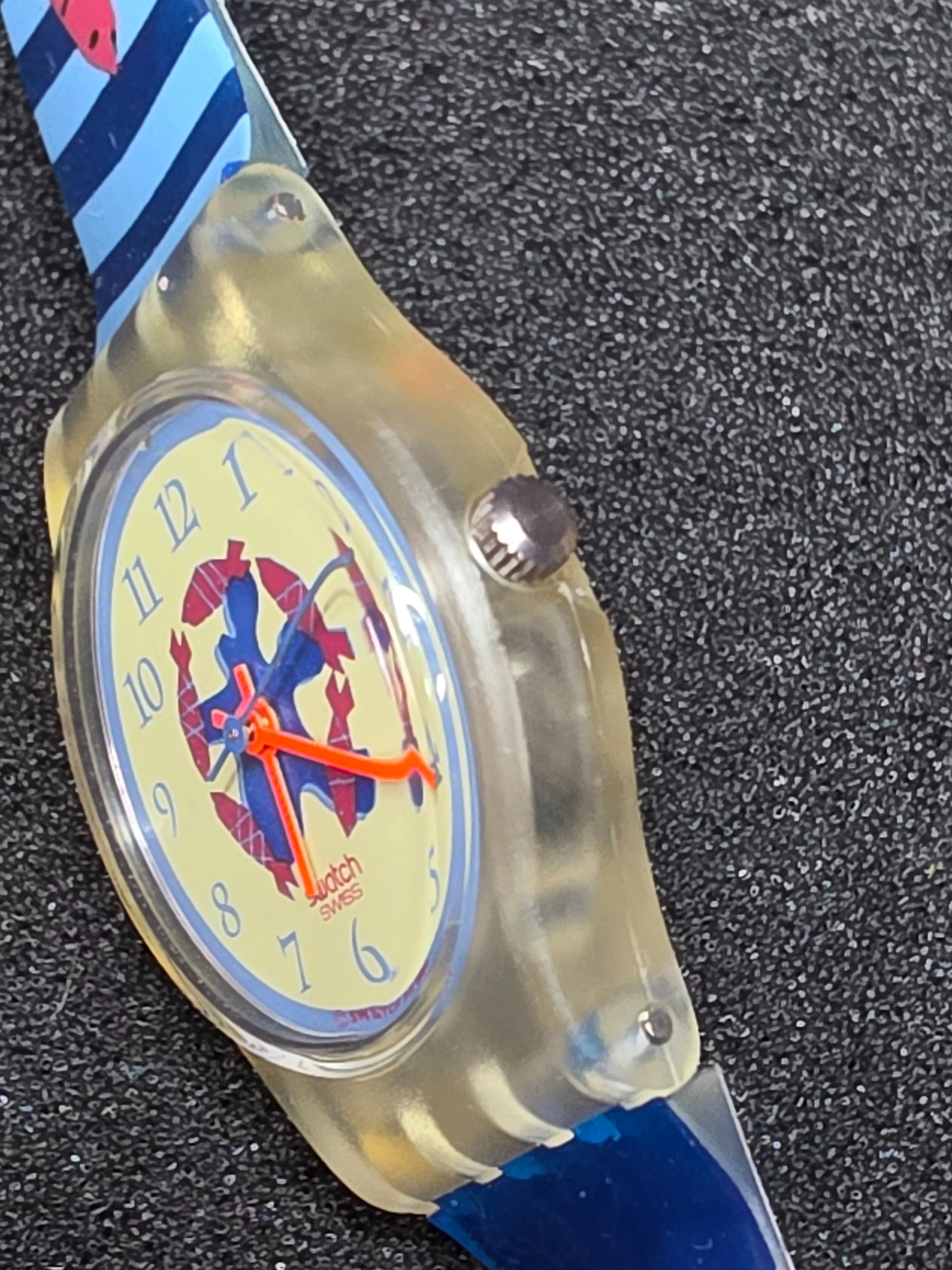 Swatch Lady Xloud LK134 – 1992 – NOS – Multicolor Dial – view 7