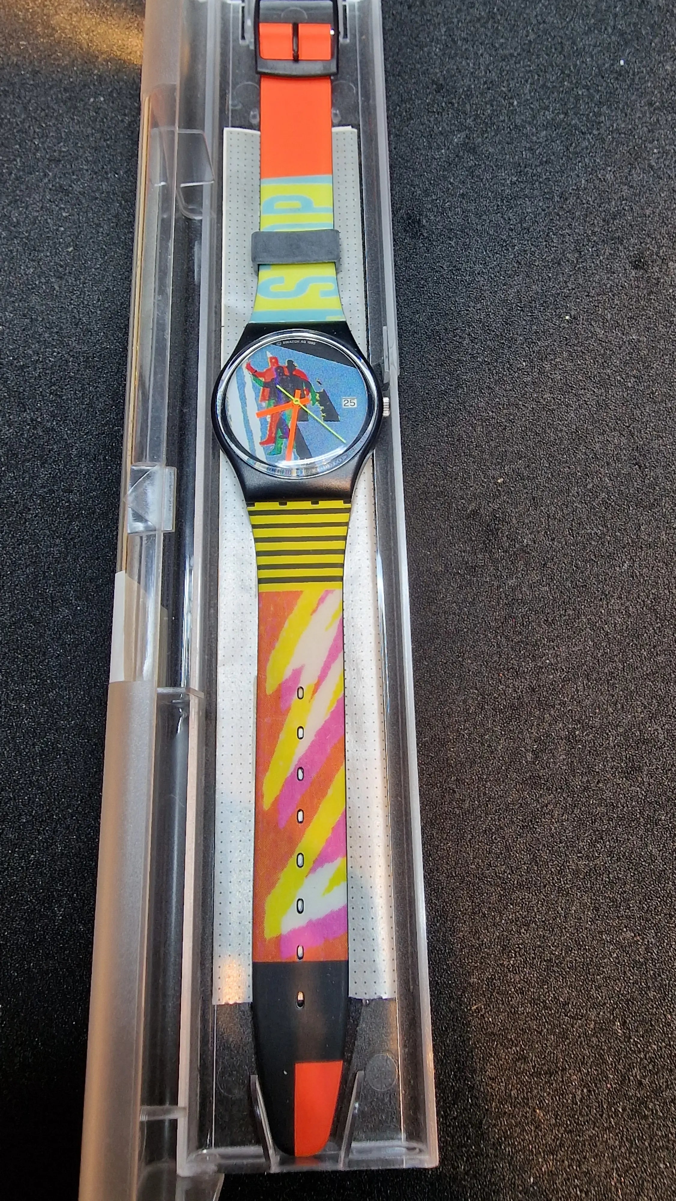 Swatch LB119 – “Taxi Stop” (1989) – Vintage Original 2